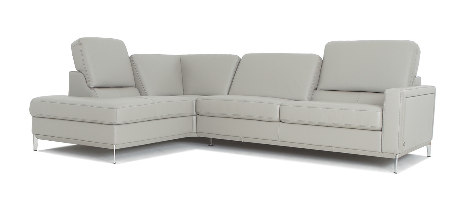 Frankfurt Top Grain Leather L-Shaped Sectional Sofa
