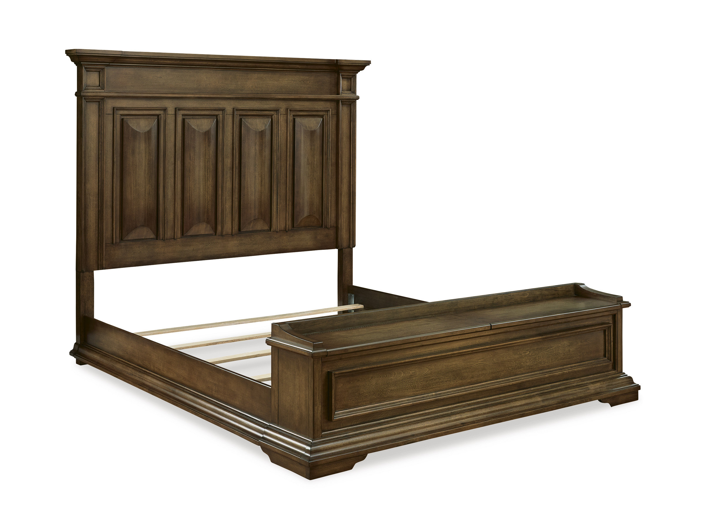 Frantanna Wood Panel Storage Bed, California King Size