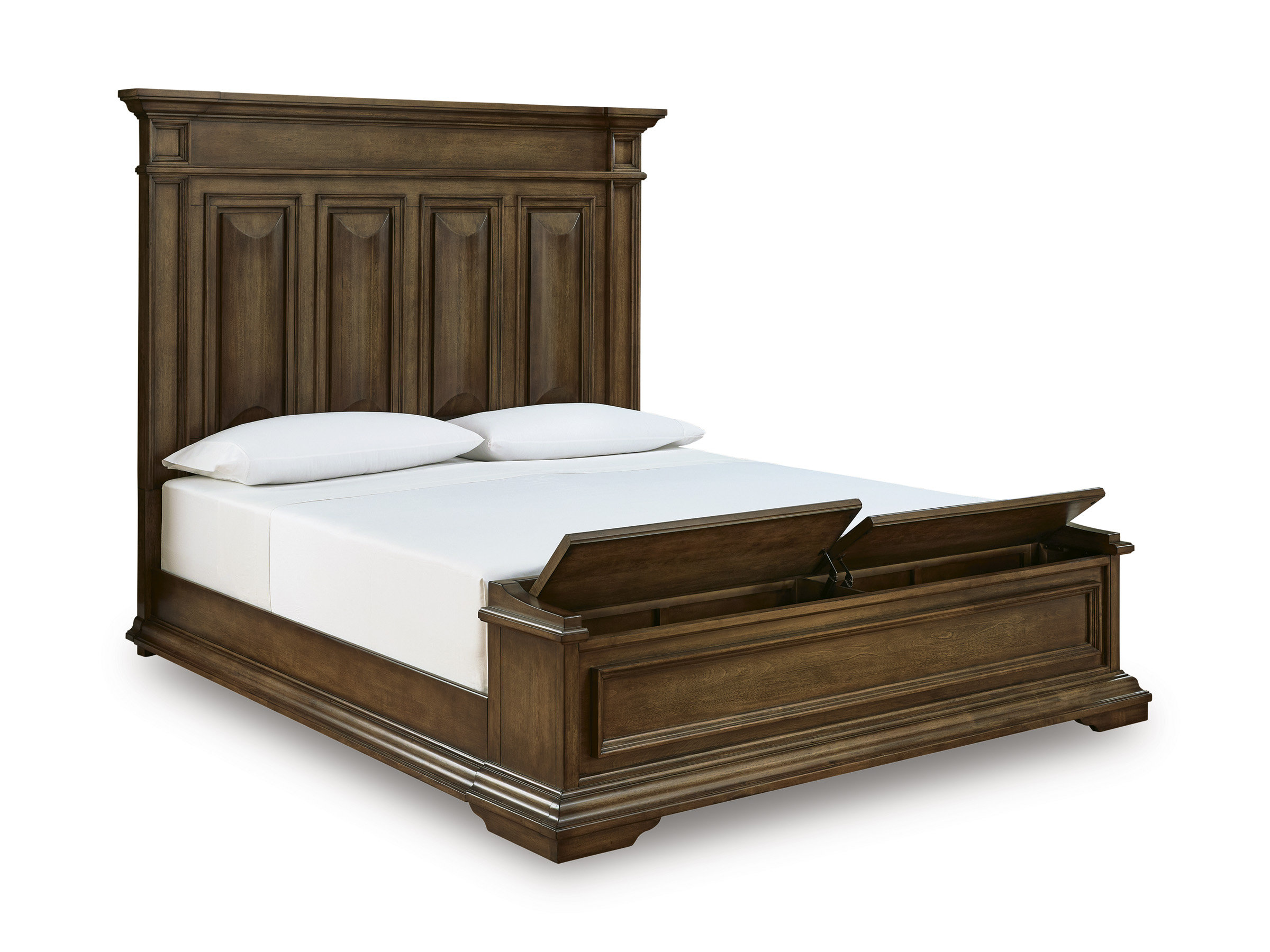 Frantanna Wood Panel Storage Bed, Queen Size