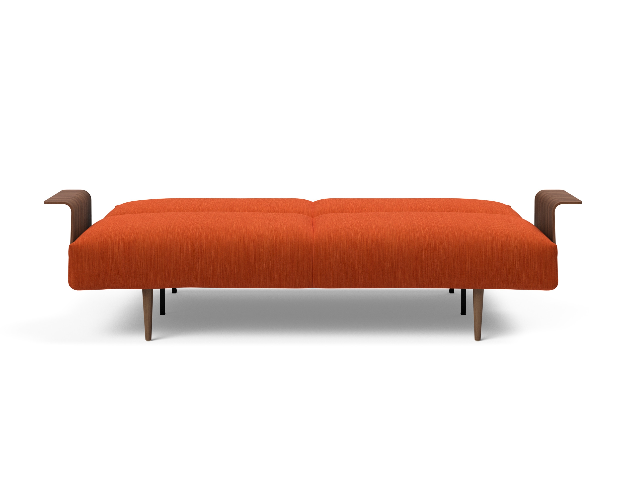 Frode Fabric Sofa Bed w/Walnut Arms