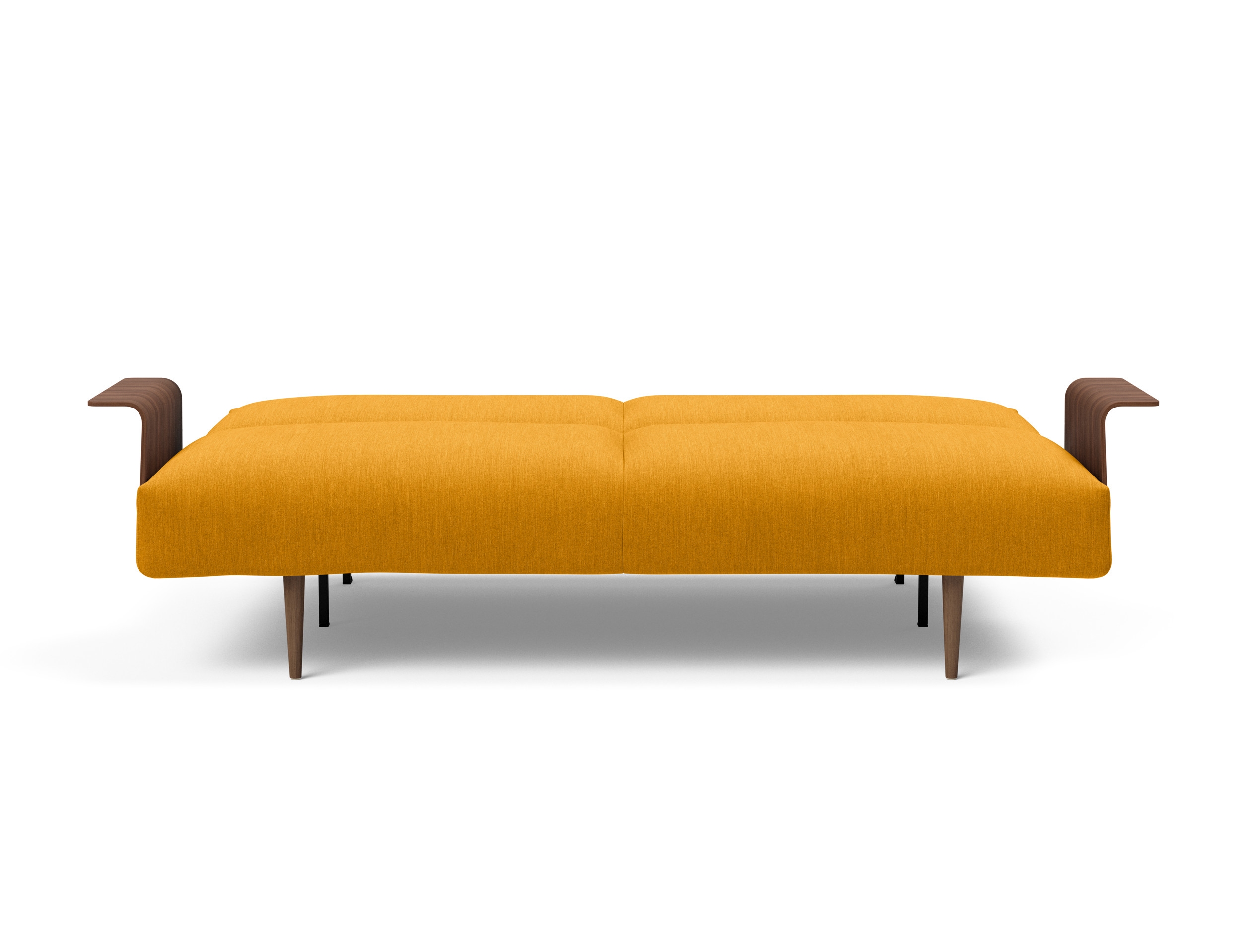 Frode Fabric Sofa Bed w/Walnut Arms
