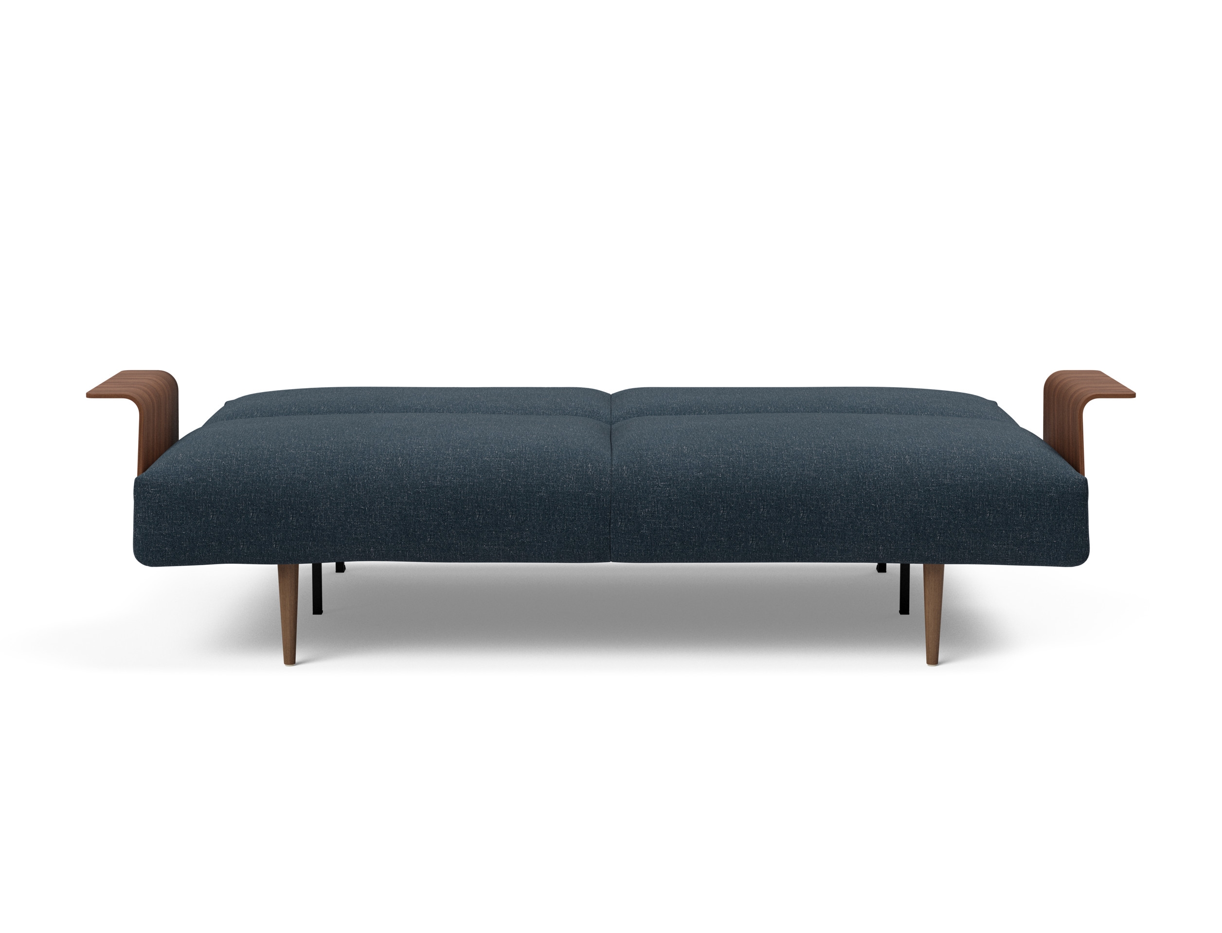 Frode Fabric Sofa Bed w/Walnut Arms