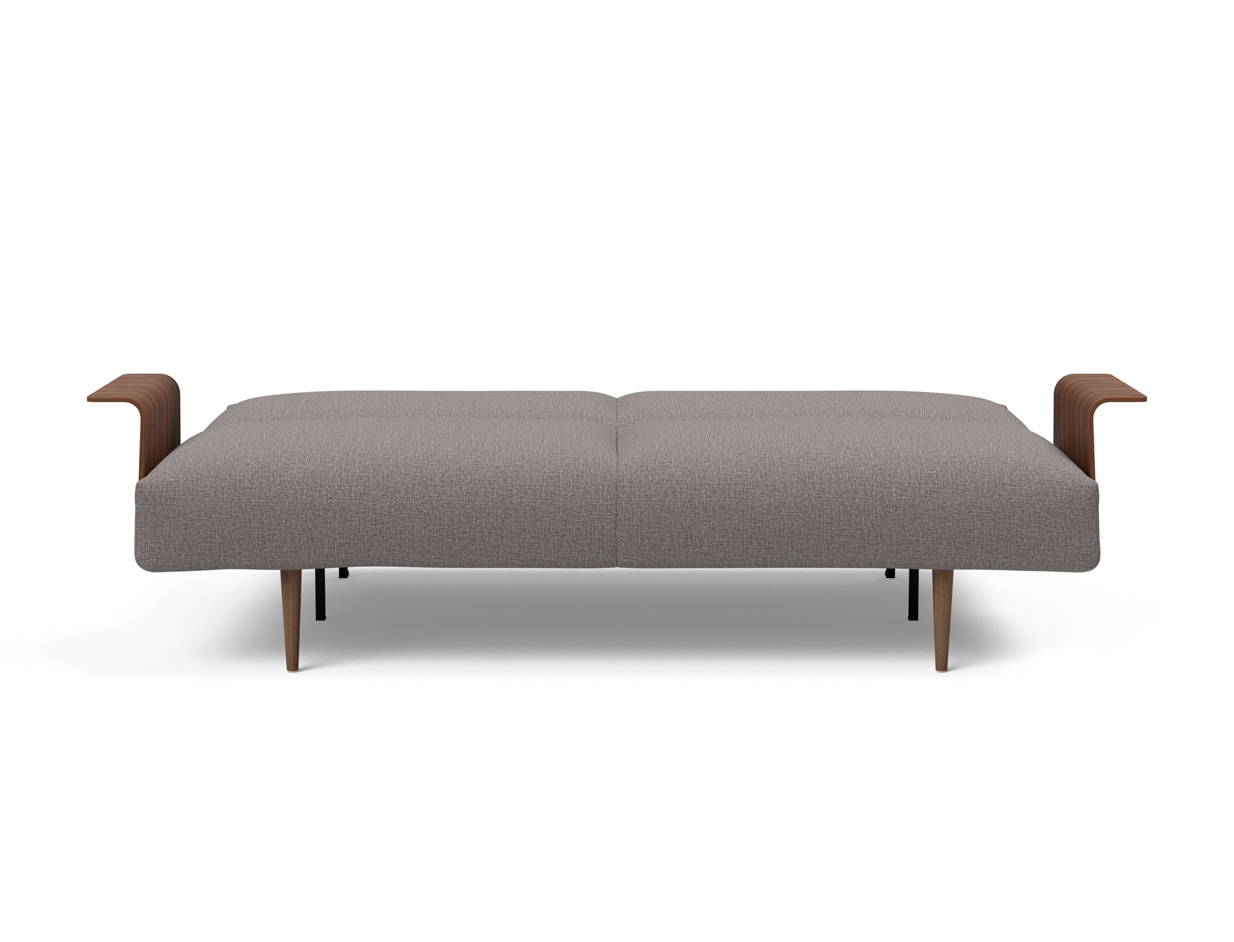 Frode Fabric Sofa Bed w/Walnut Arms