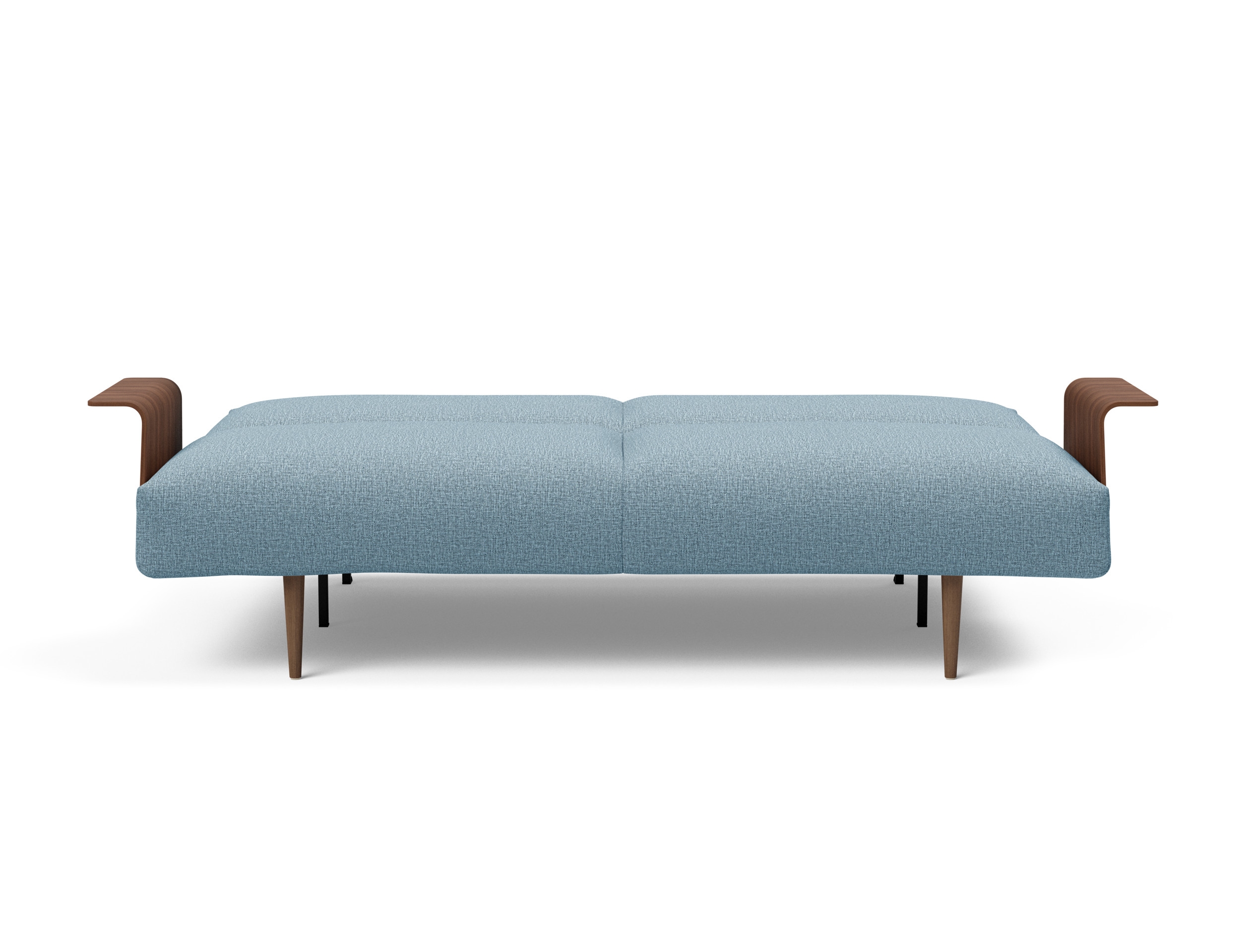 Frode Fabric Sofa Bed w/Walnut Arms