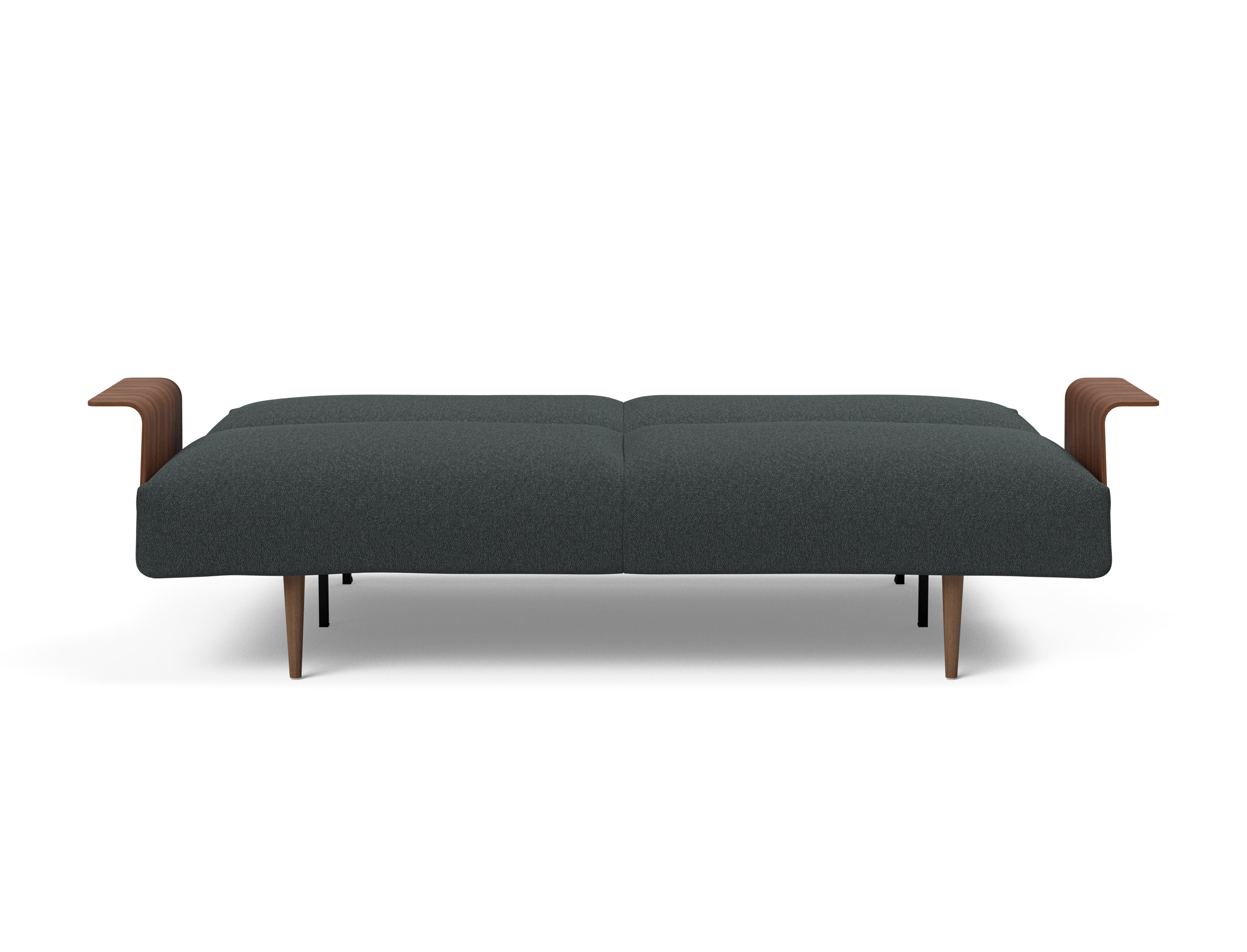 Frode Fabric Sofa Bed w/Walnut Arms