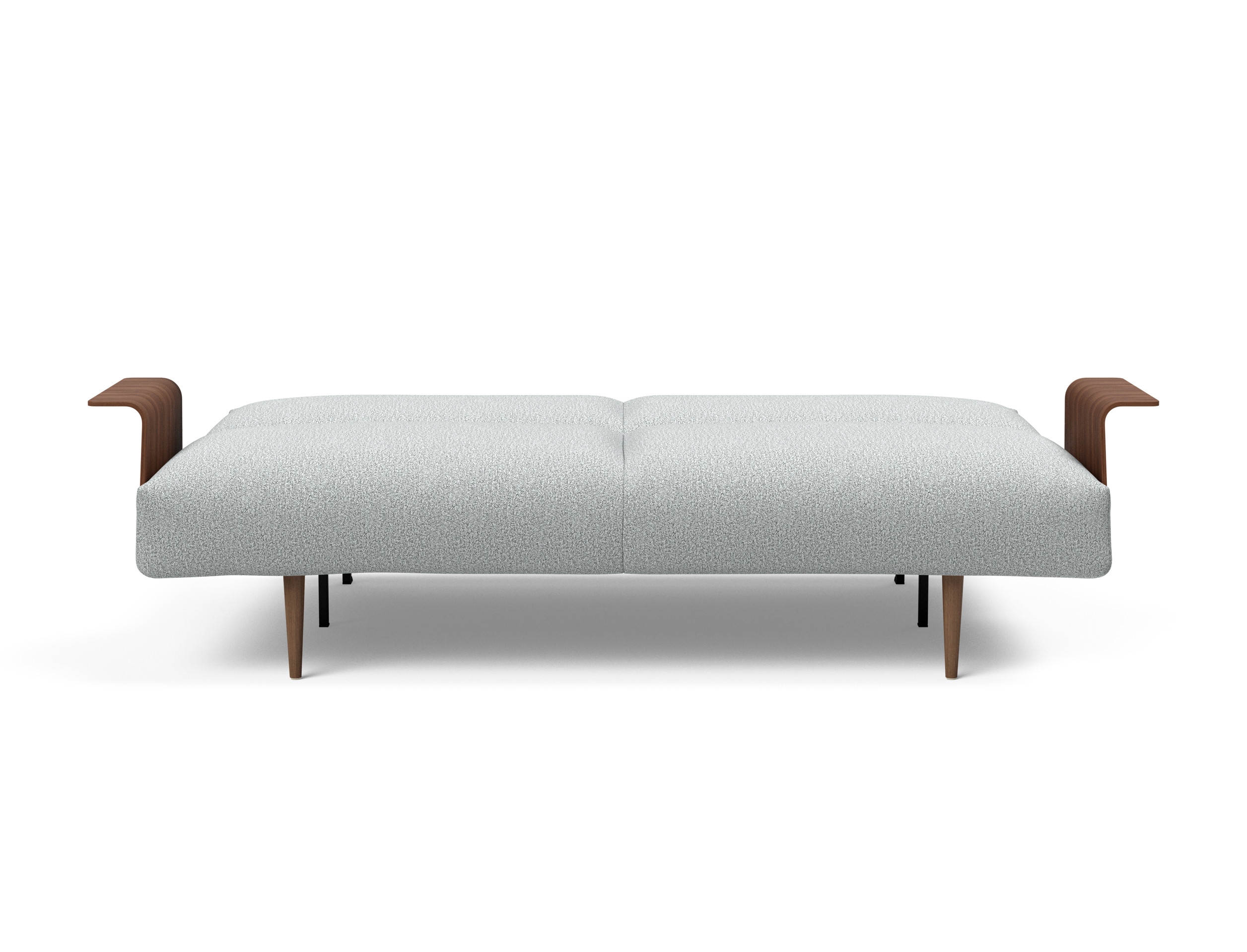 Frode Fabric Sofa Bed w/Walnut Arms