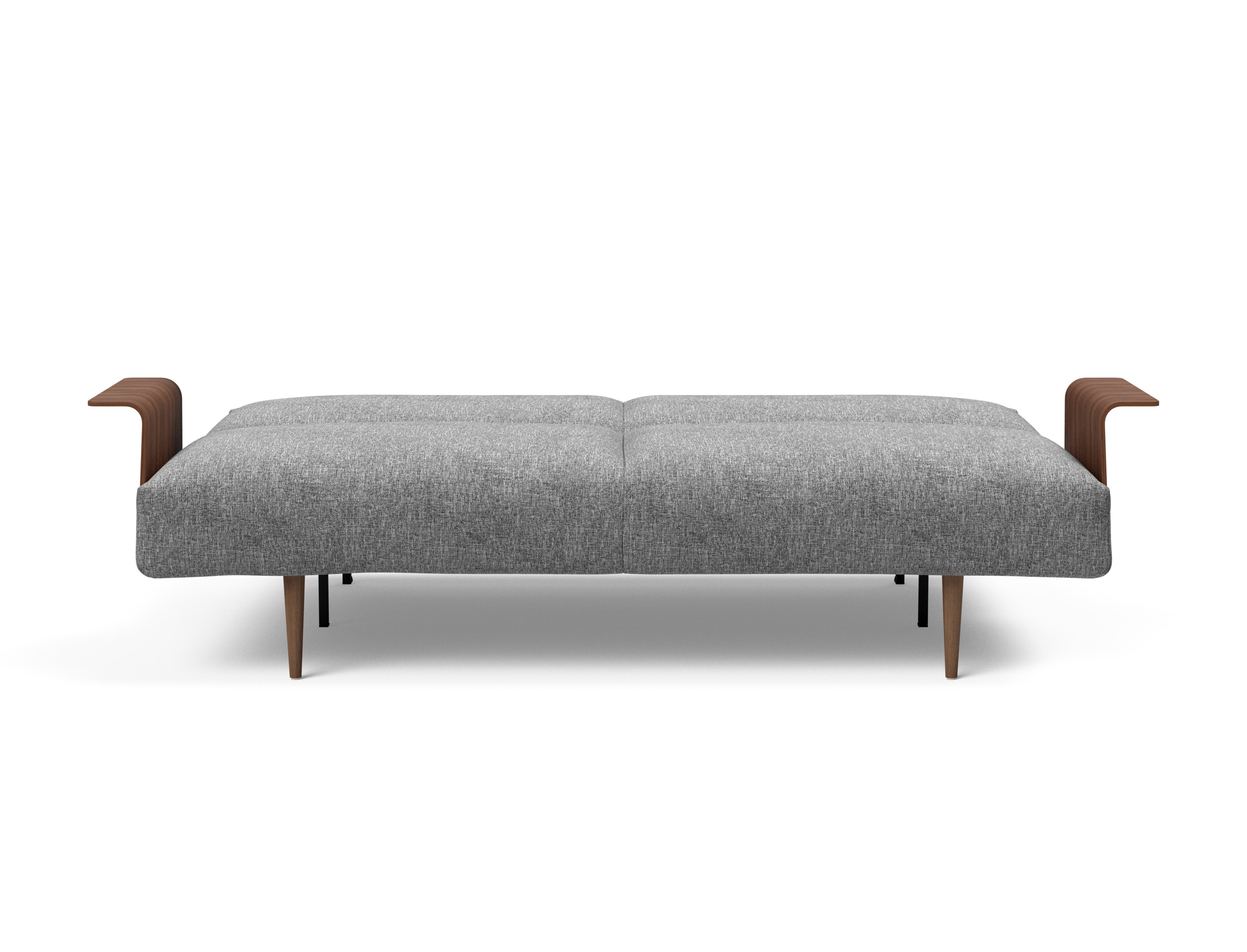 Frode Fabric Sofa Bed w/Walnut Arms