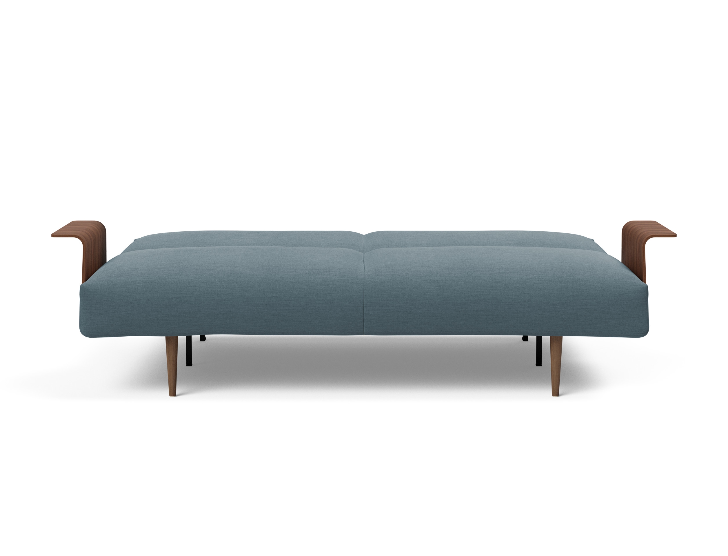 Frode Fabric Sofa Bed w/Walnut Arms