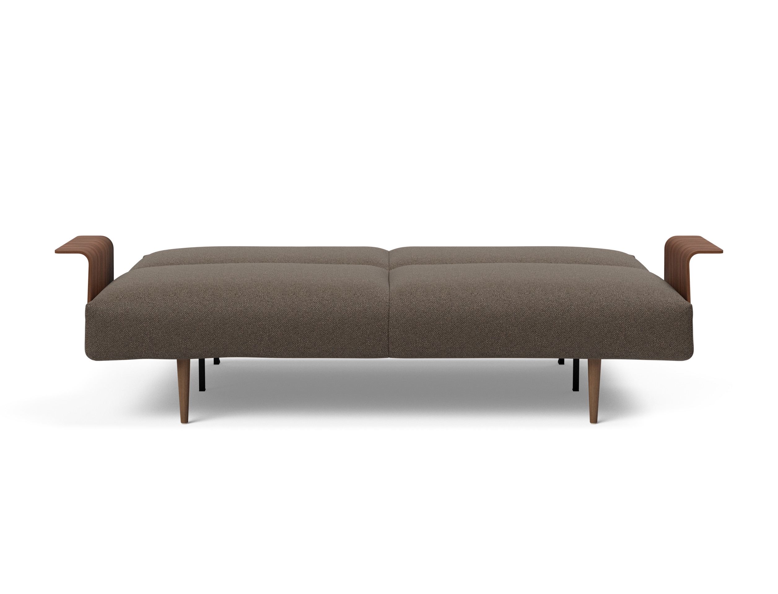 Frode Fabric Sofa Bed w/Walnut Arms