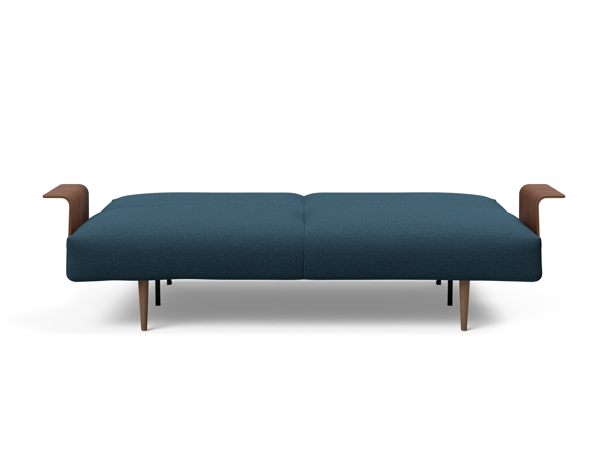 Frode Fabric Sofa Bed w/Walnut Arms