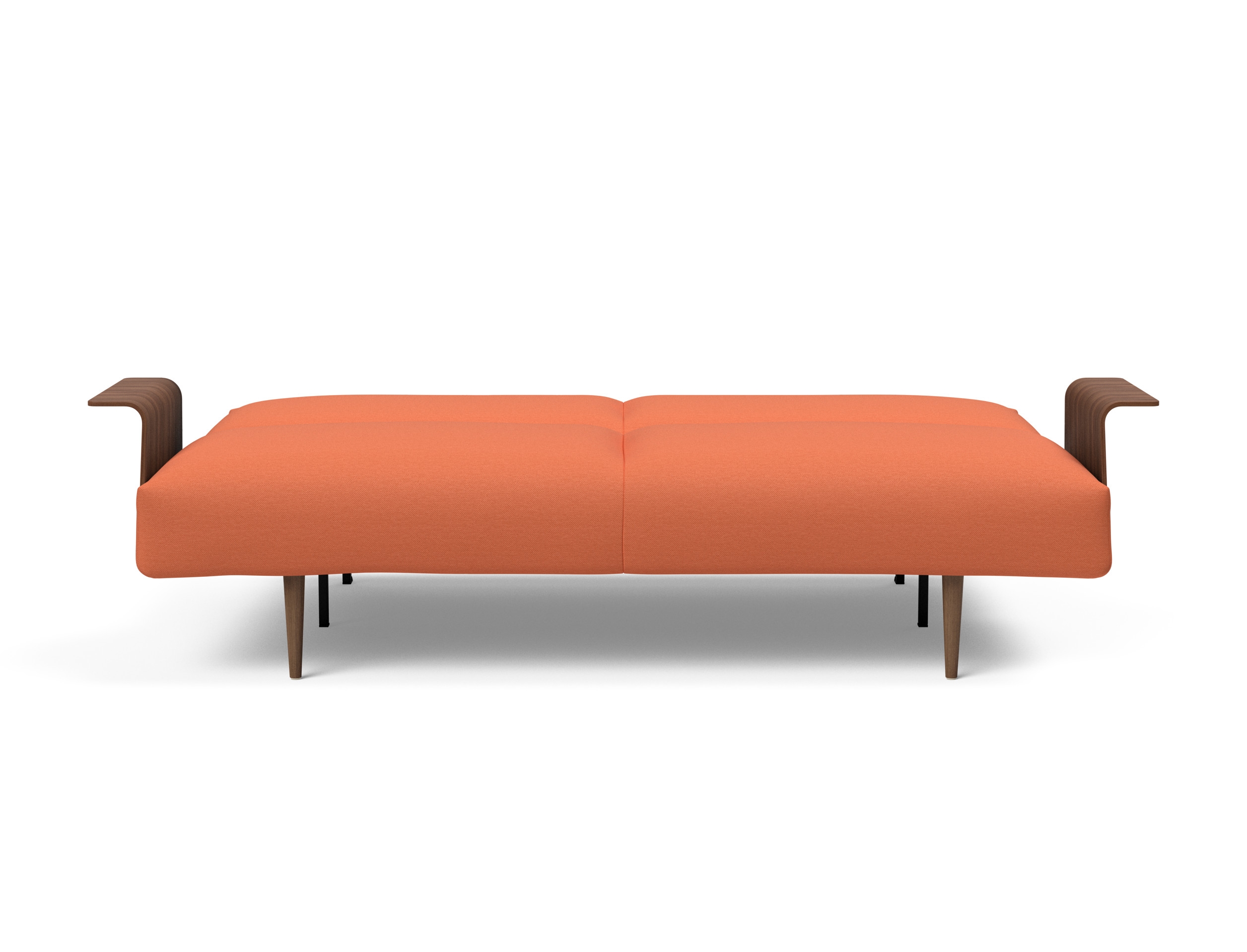 Frode Fabric Sofa Bed w/Walnut Arms