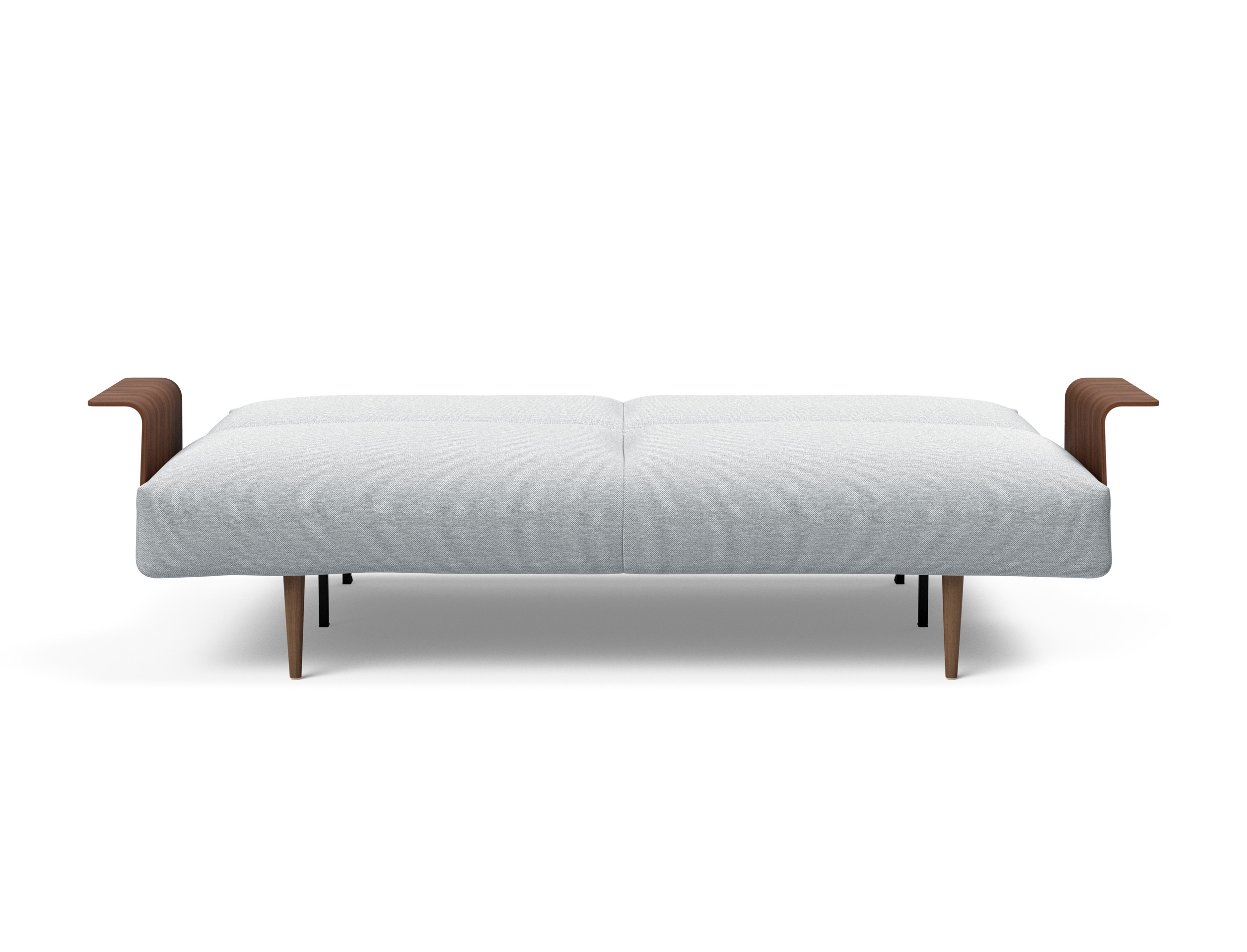 Frode Fabric Sofa Bed w/Walnut Arms