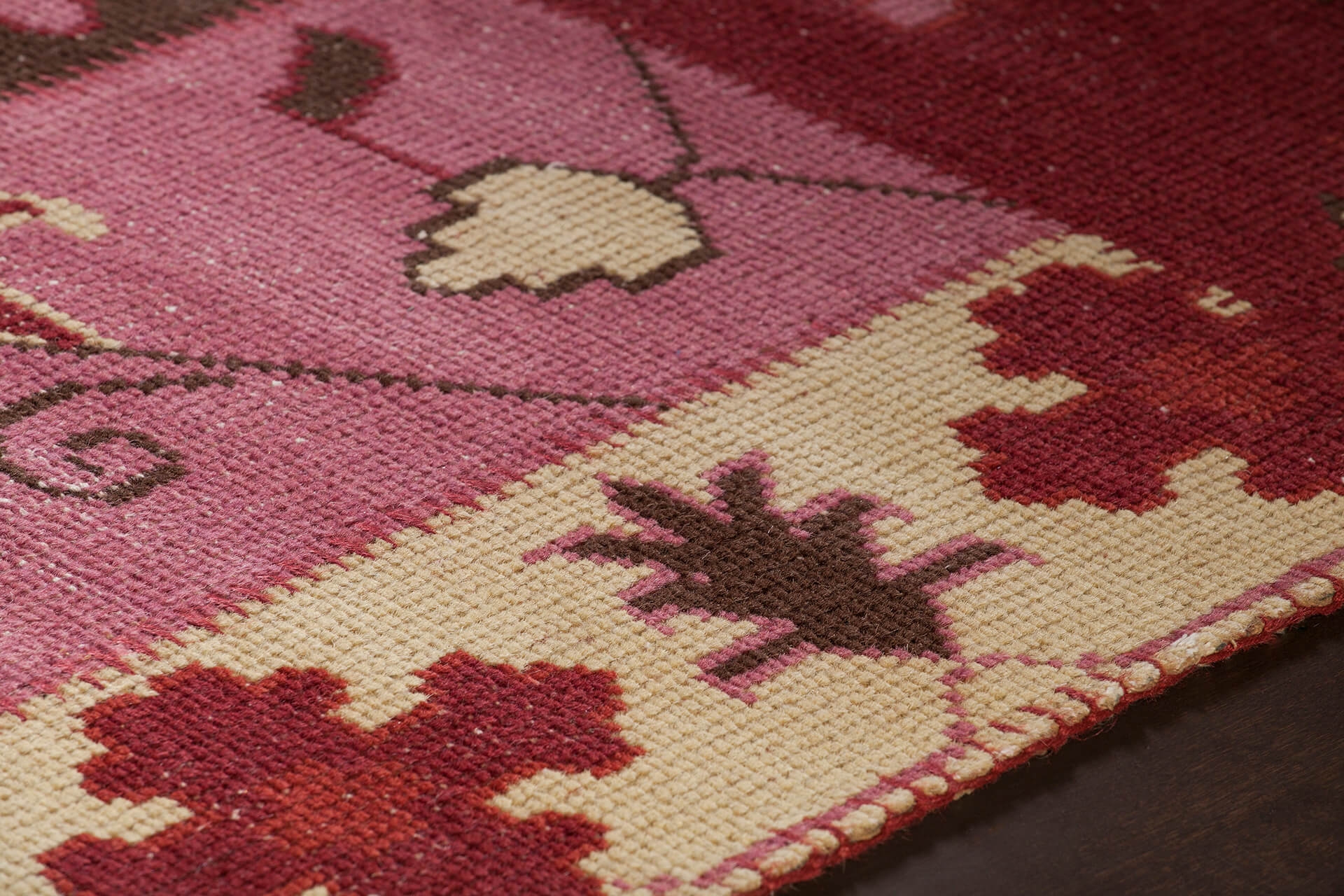Fusion Wool Rectangular Hand-knotted Rug