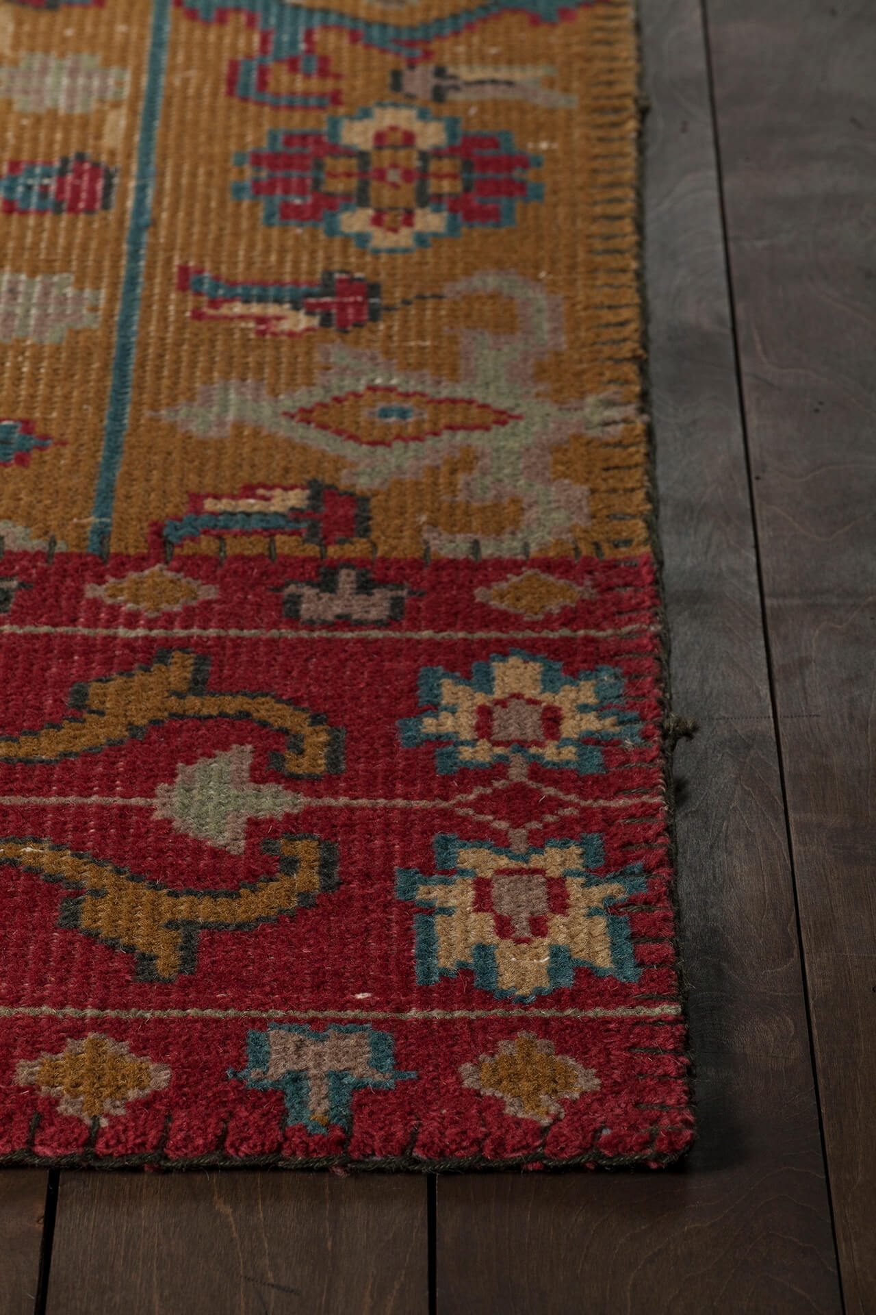 Fusion Wool Rectangular Hand-knotted Rug, 5' x 7'6"