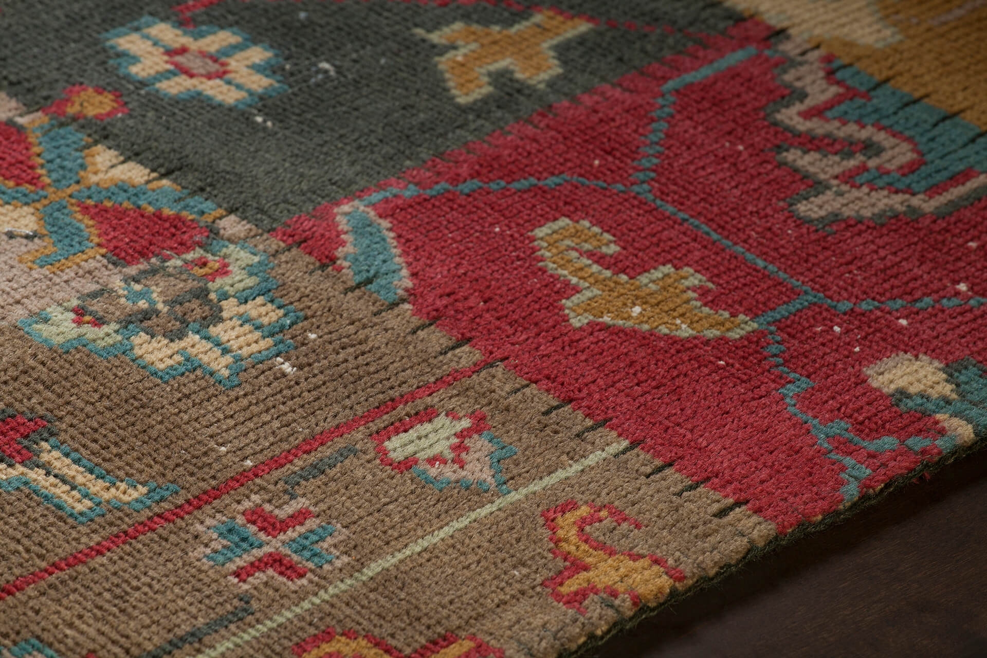 Fusion Wool Rectangular Hand-knotted Rug, 5' x 7'6"