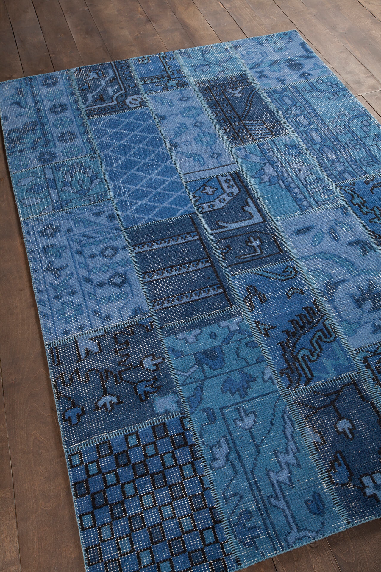 Fusion Wool Rectangular Hand-knotted Rug