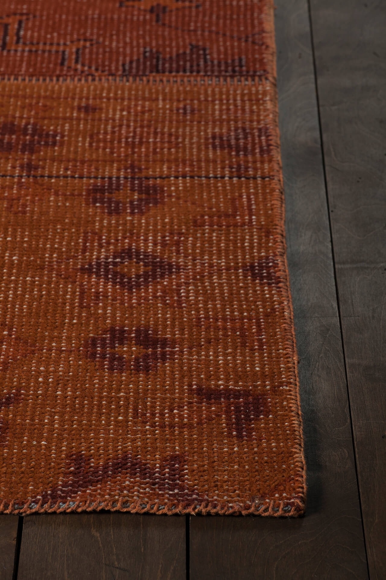 Fusion Wool Rectangular Hand-knotted Rug, 9' x 13'