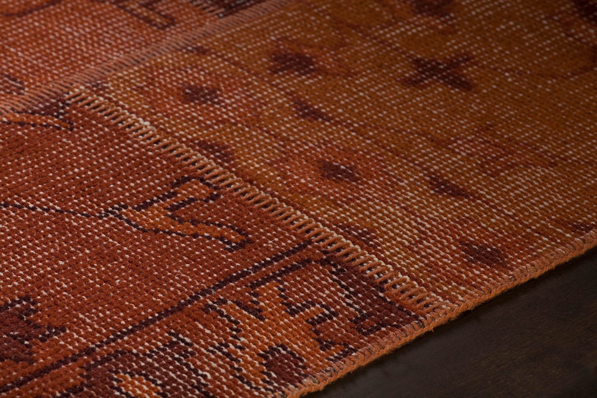 Fusion Wool Rectangular Hand-knotted Rug, 5' x 7'6"