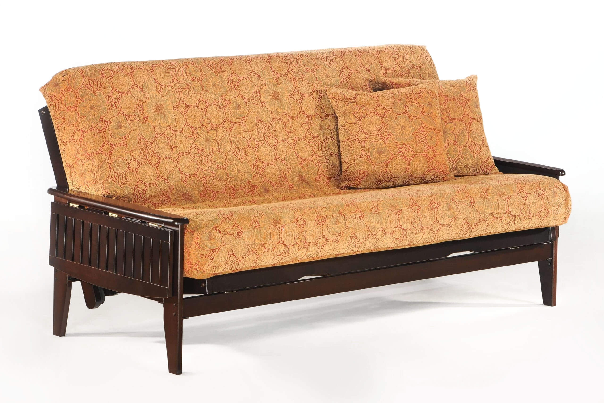 Naples Wood Futon by Night