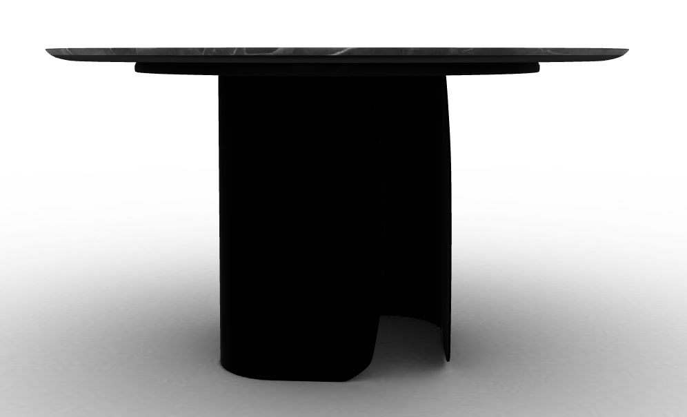 Twins Metal/Ceramic Round Dining Table