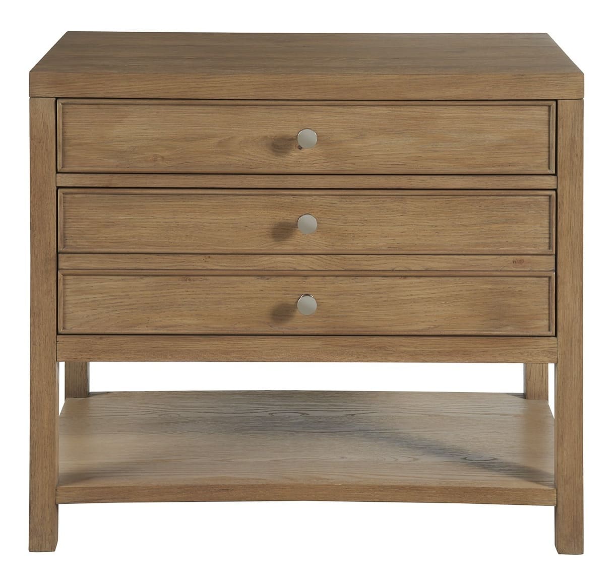 Saugatuck Wood Nightstand w/3 Drawers