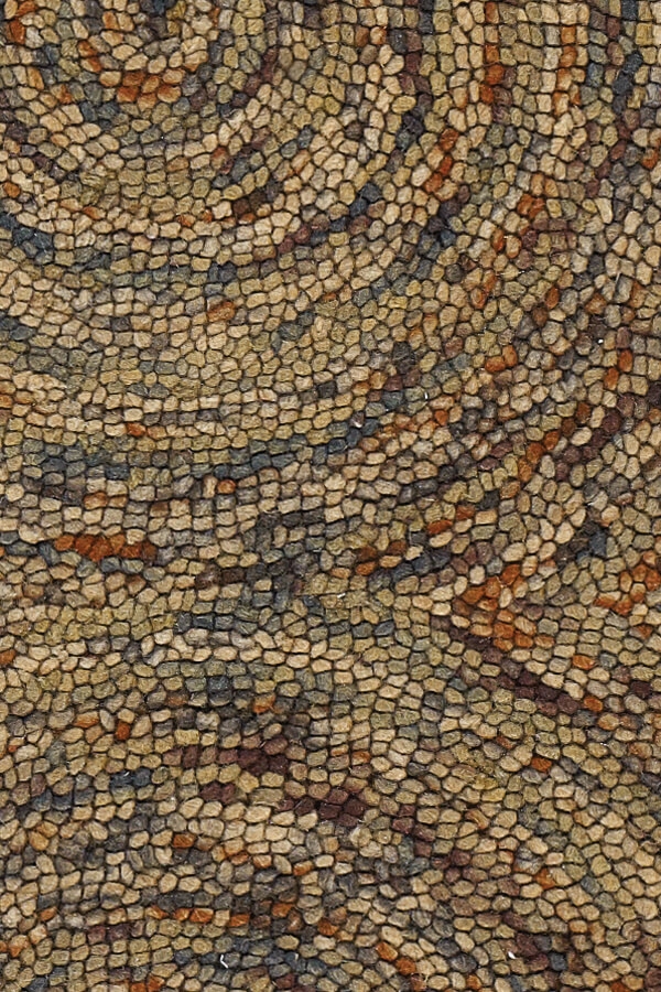 Galaxy Wool Rectangular Hand-knotted Rug, Composition 1