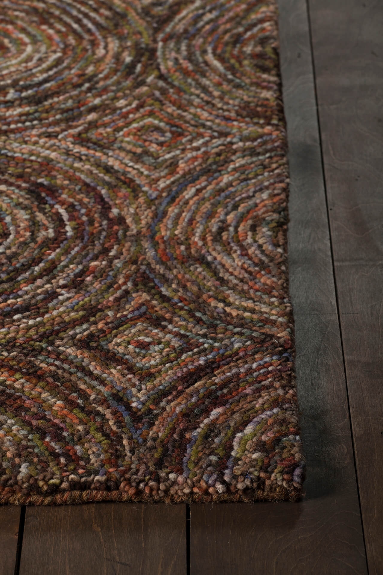 Galaxy Wool Rectangular Hand-knotted Rug, 5' x 7'6"