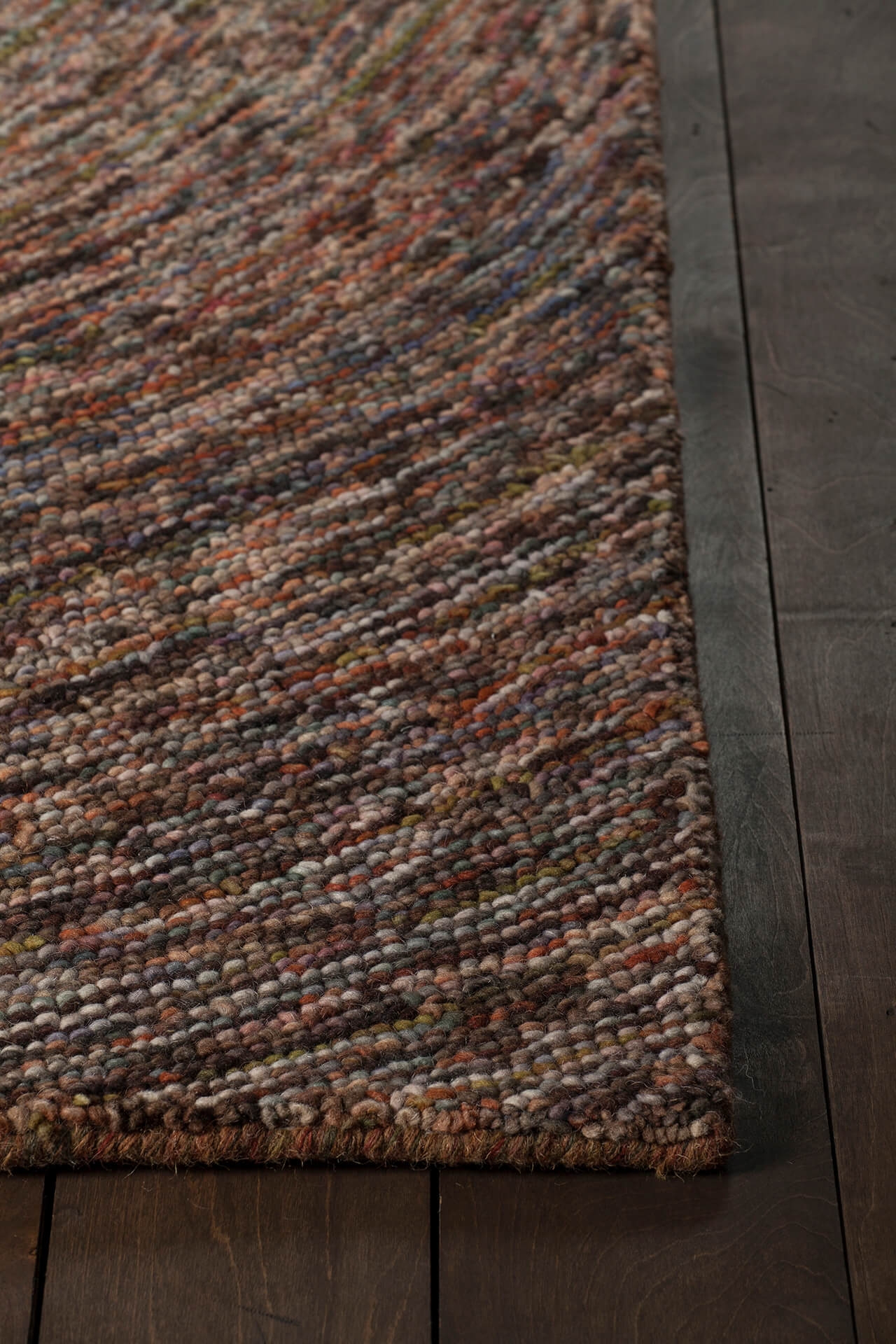 Galaxy Wool Rectangular Hand-knotted Rug, 5' x 7'6"