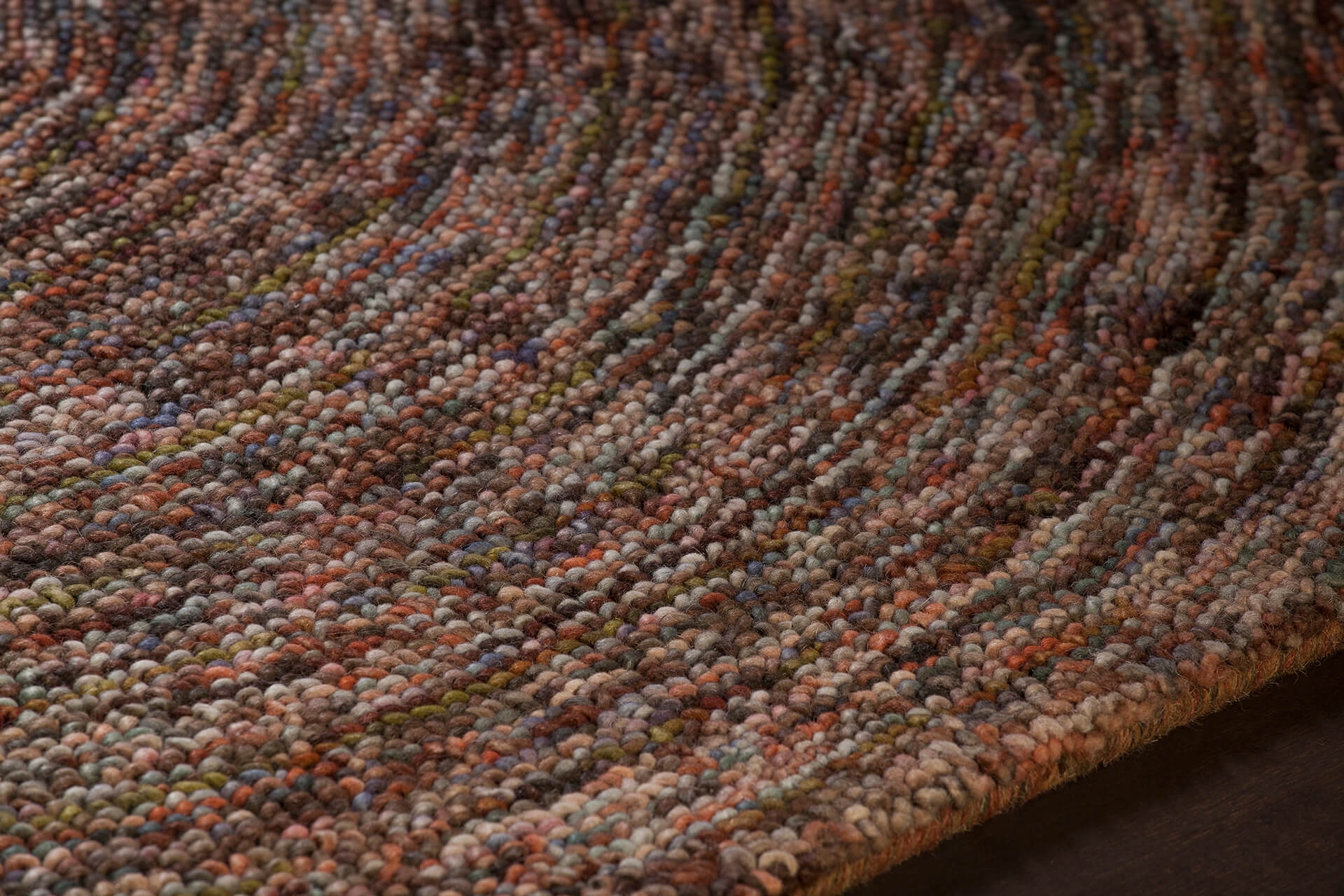 Galaxy Wool Rectangular Hand-knotted Rug, Composition 2