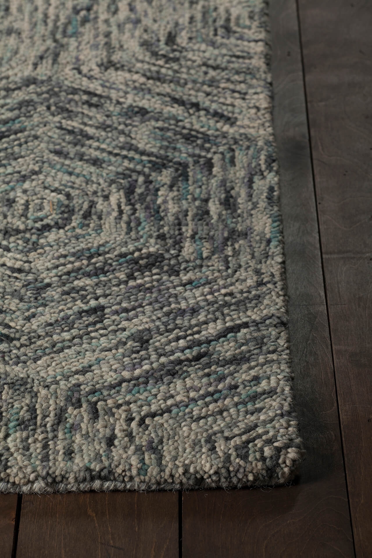 Galaxy Wool Rectangular Hand-knotted Rug, 5' x 7'6"