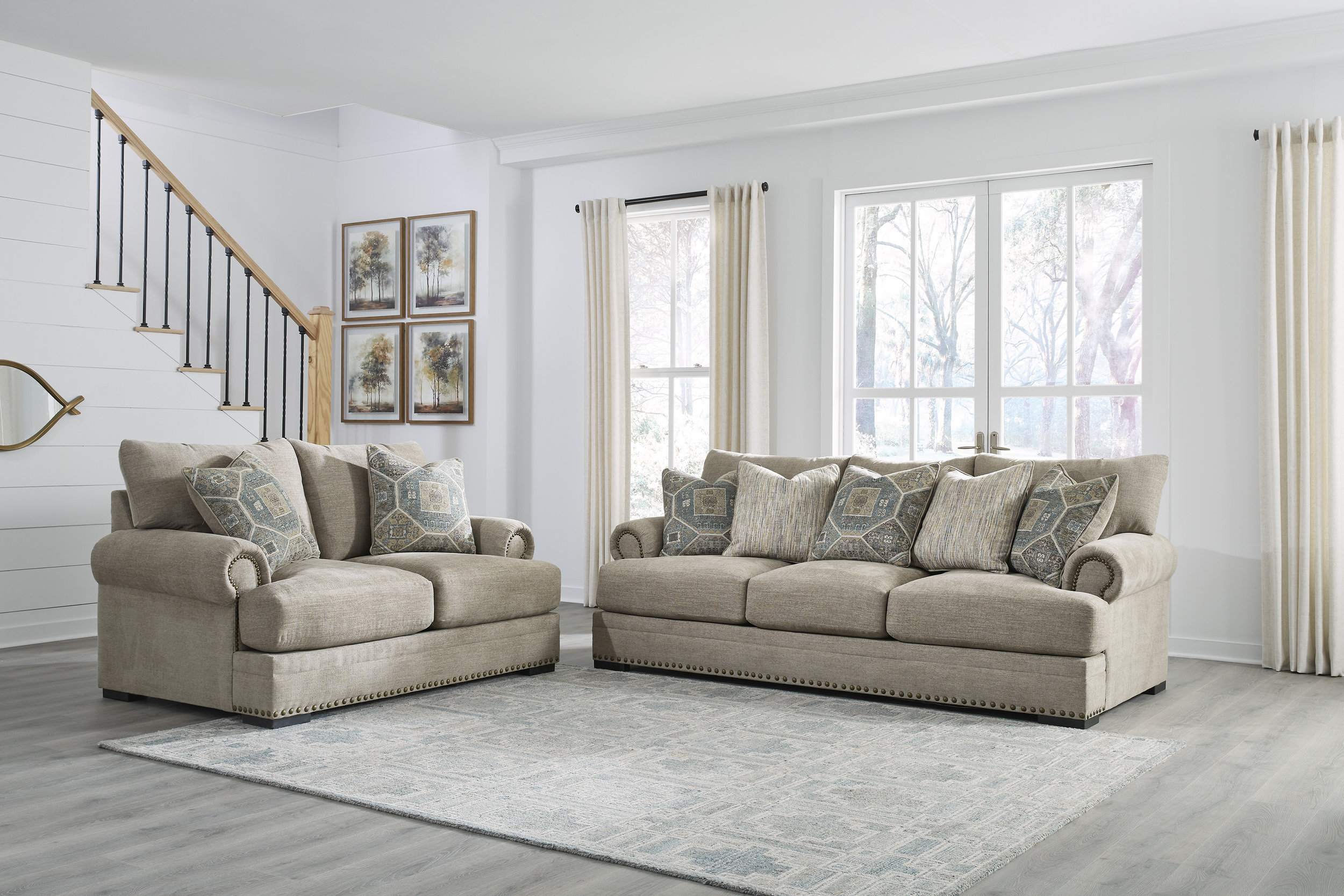 Galemore Fabric Living Room Set
