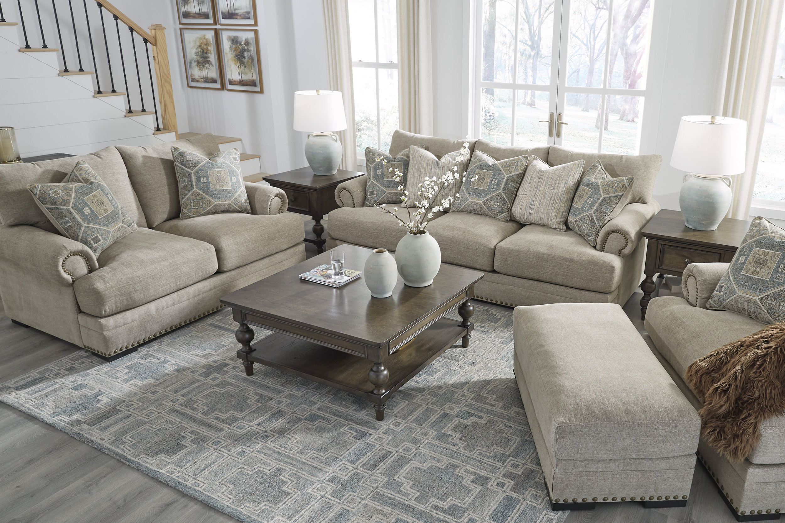 Galemore Fabric Living Room Set