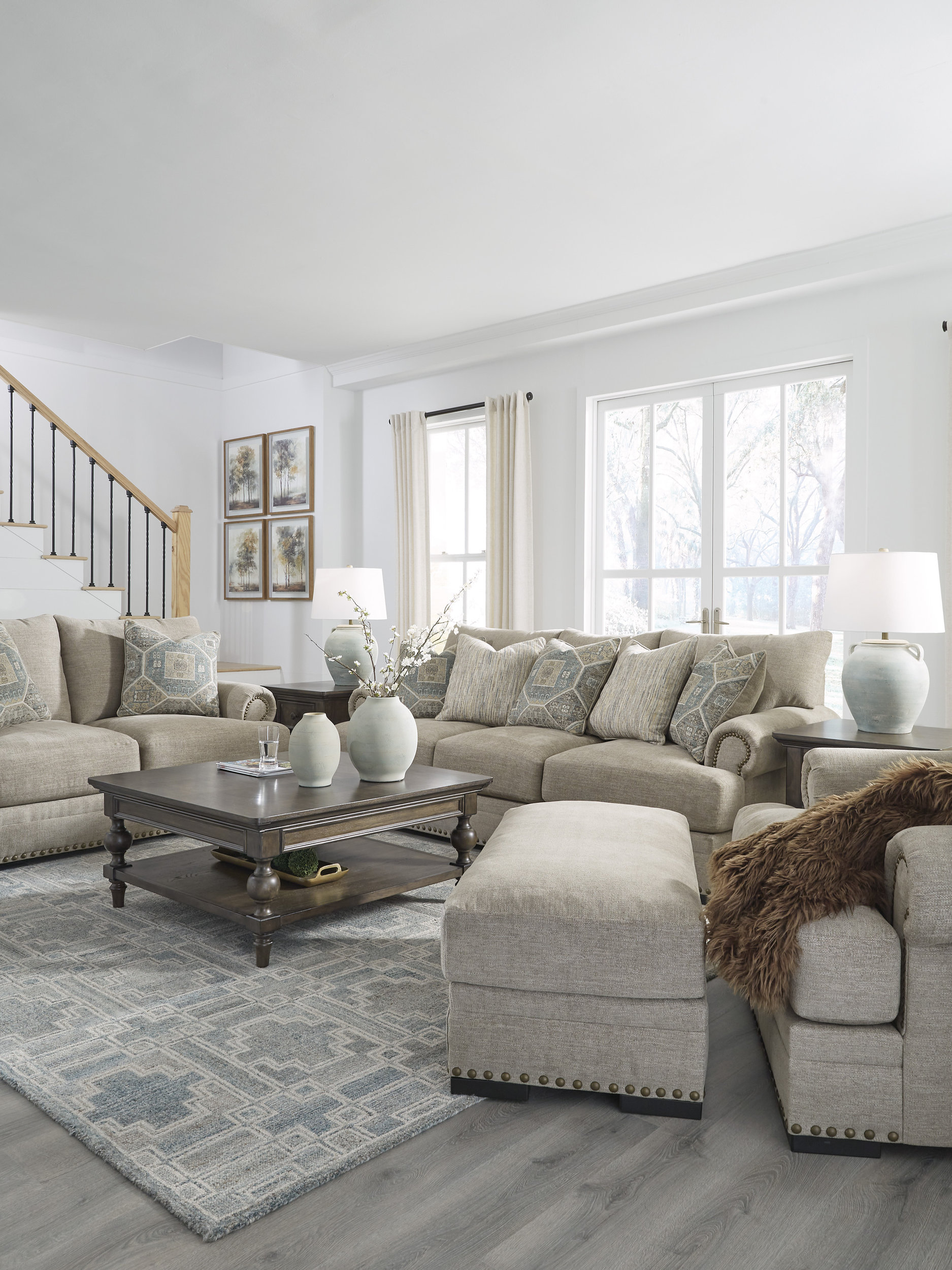 Galemore Fabric Living Room Set