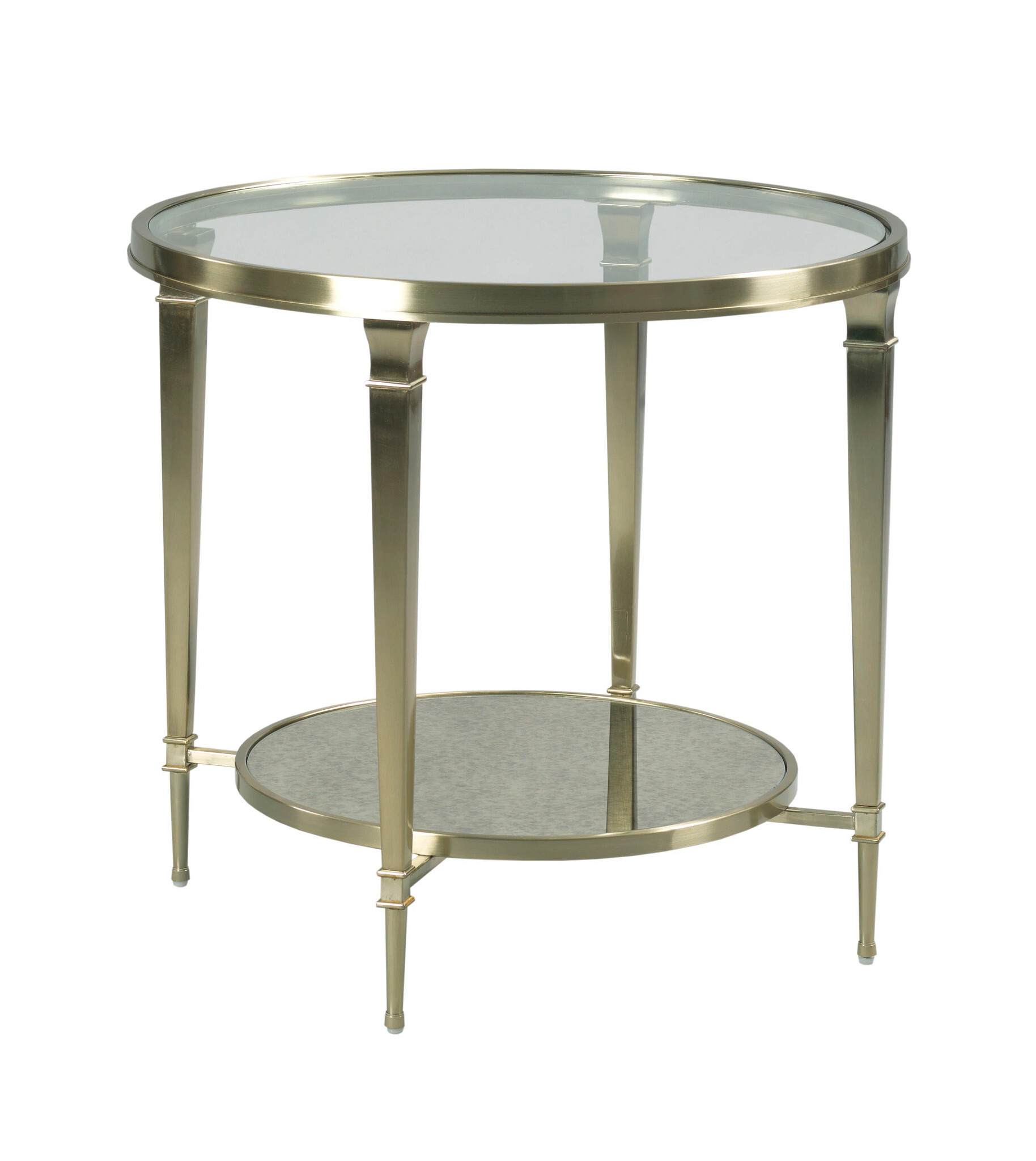 Hammary Hidden Treasures Concrete Round End Table