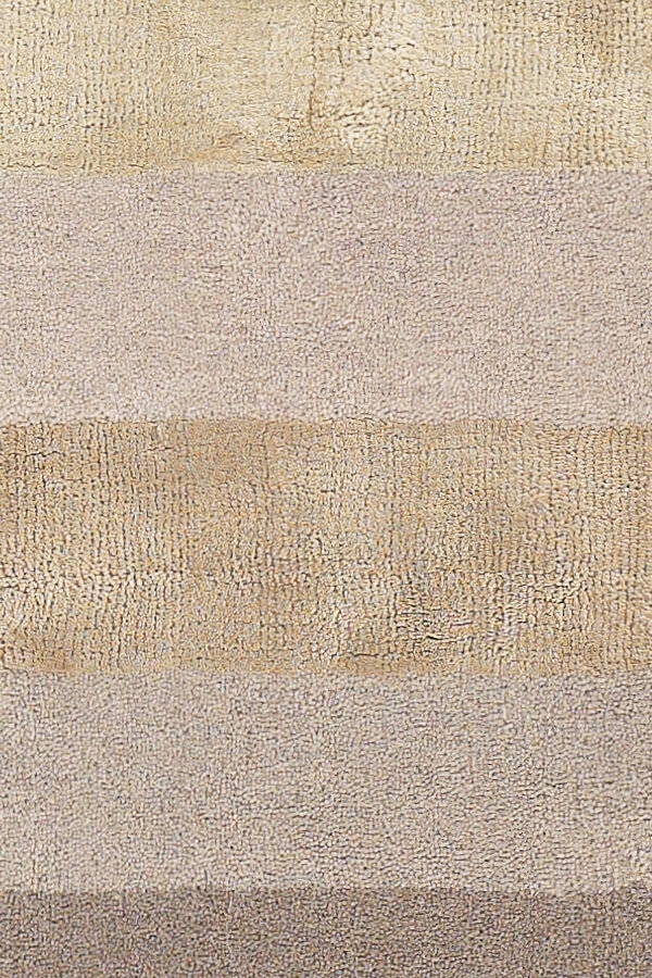 Gardenia Wool/Viscose Rectangular Hand-woven Rug, 9' x 13'