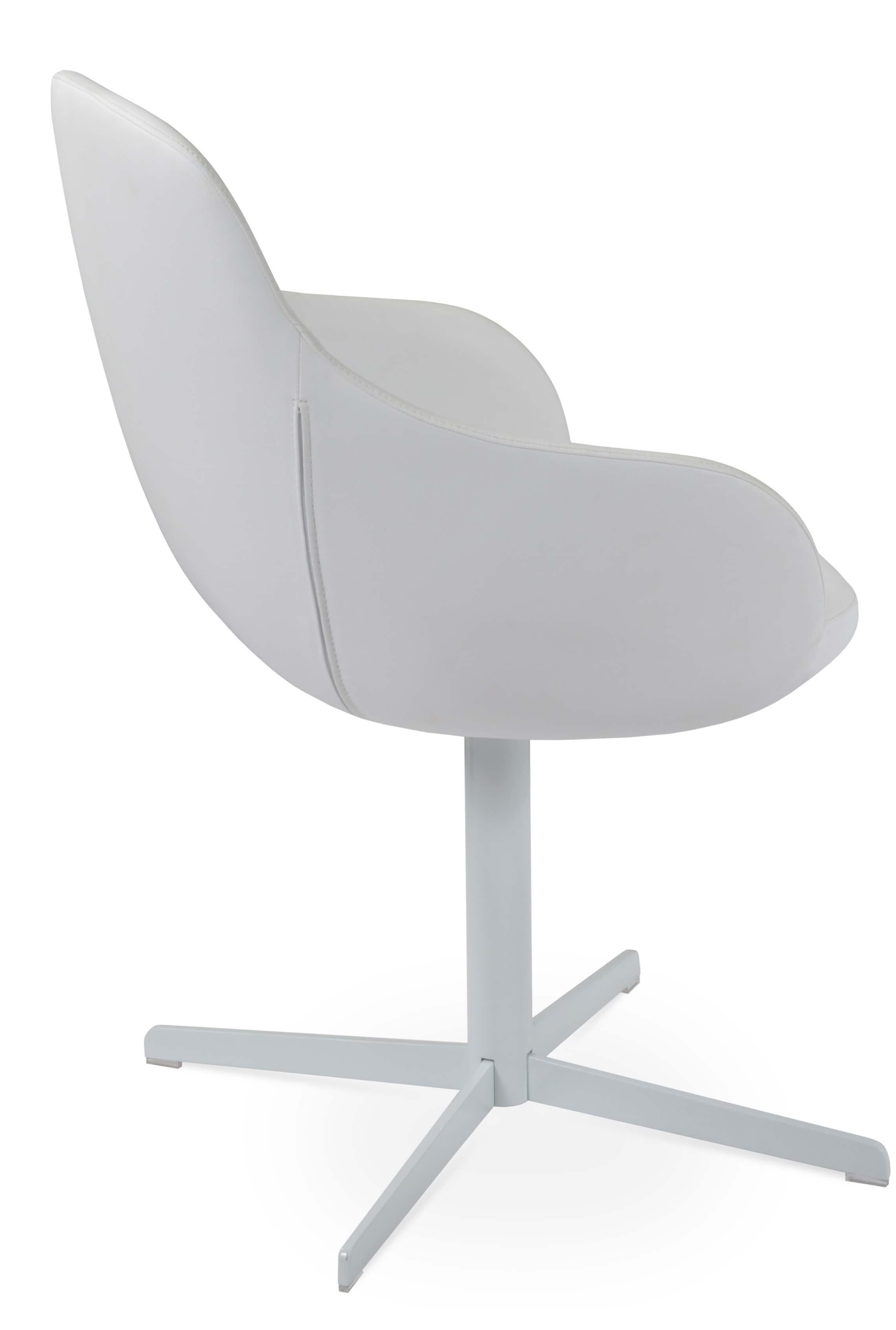 Gazel 4 Star Swivel Dining Arm Chair