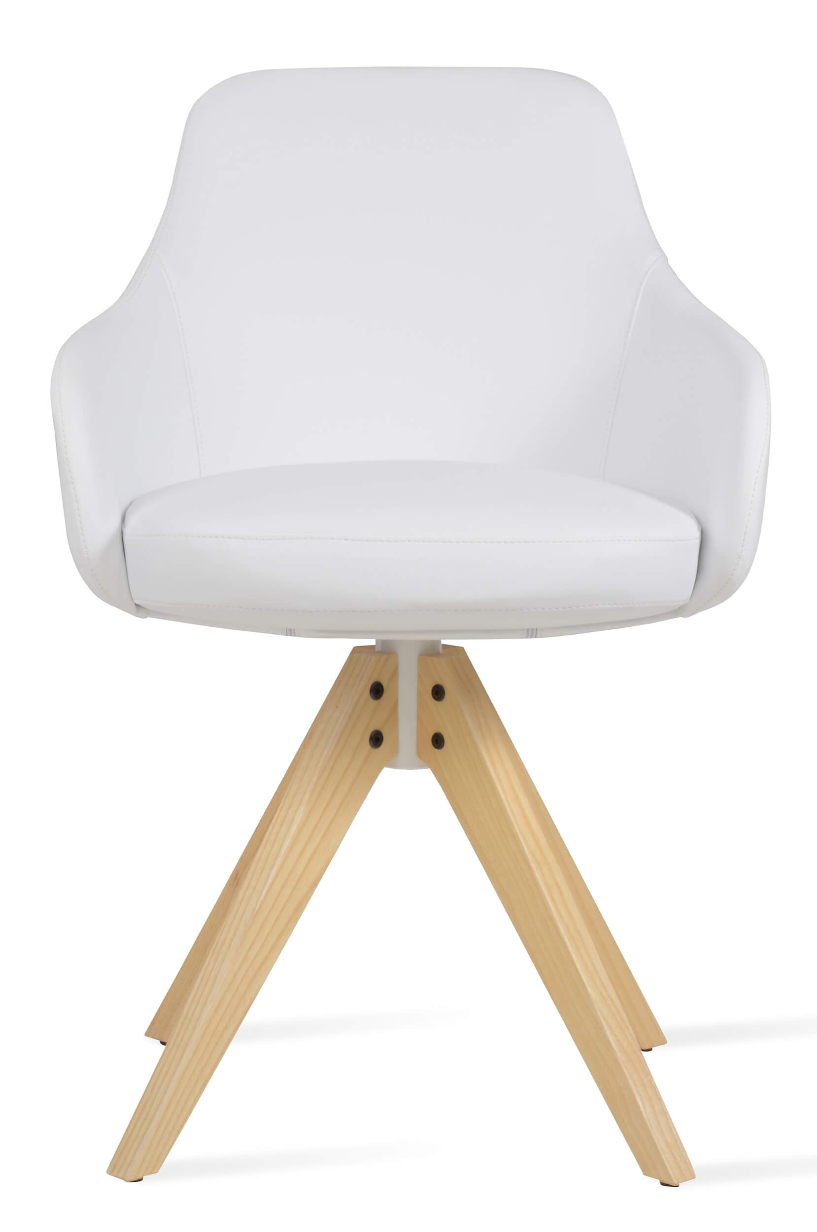 Gazel Pyramid Swivel Dining Arm Chair