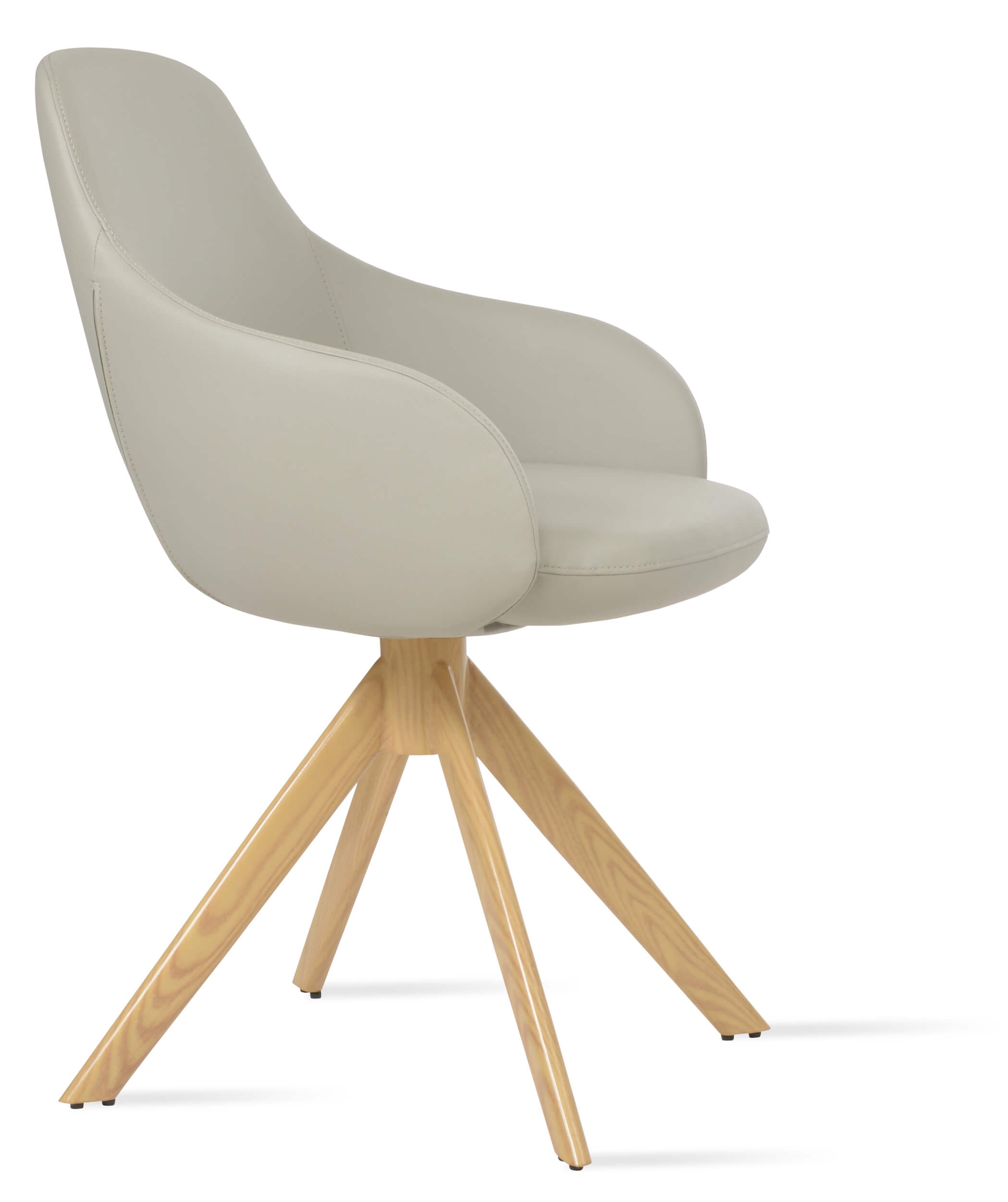 Gazel Sword Swivel Dining Arm Chair
