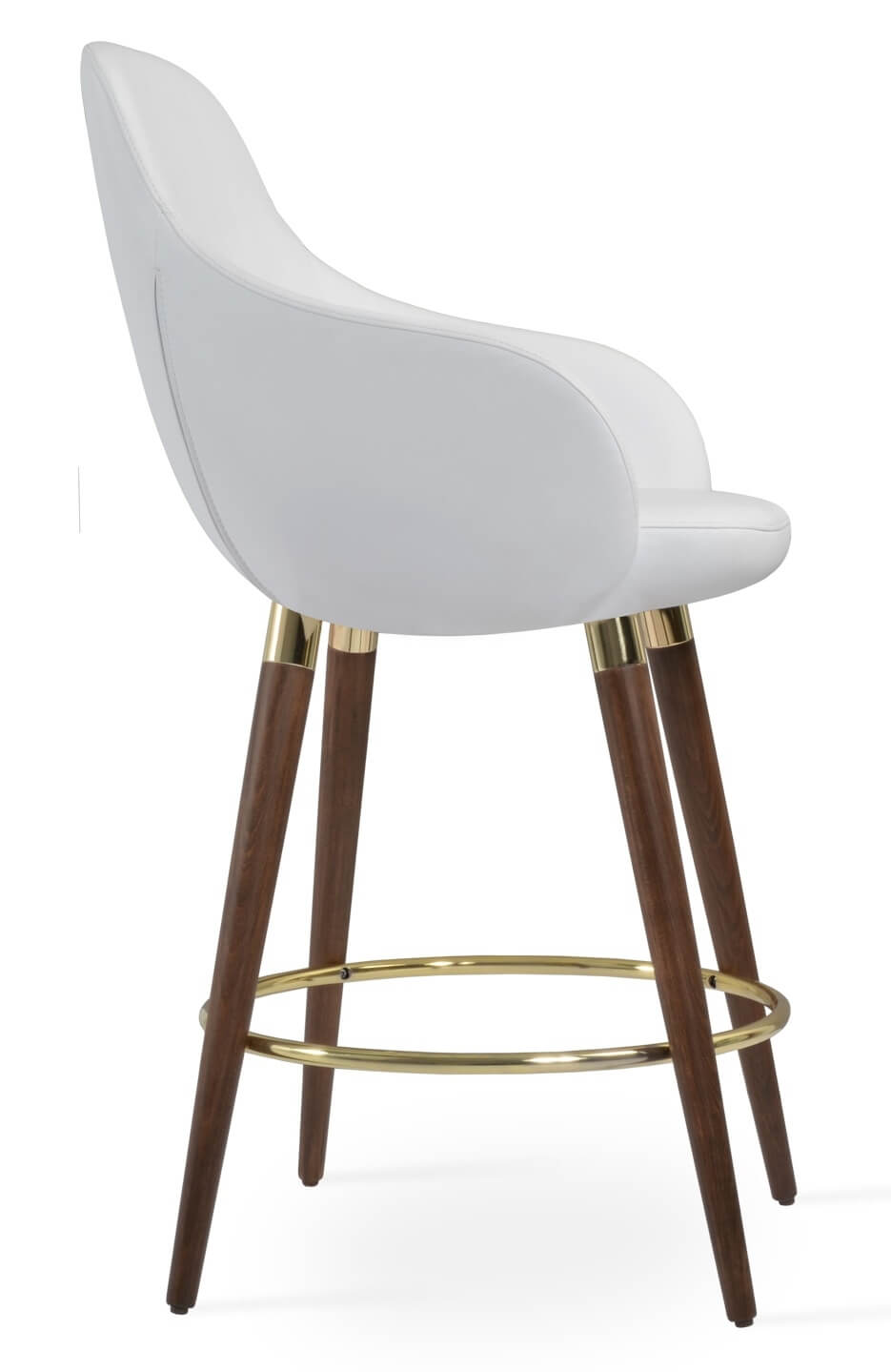Gazel Wood Arm Counter Stool