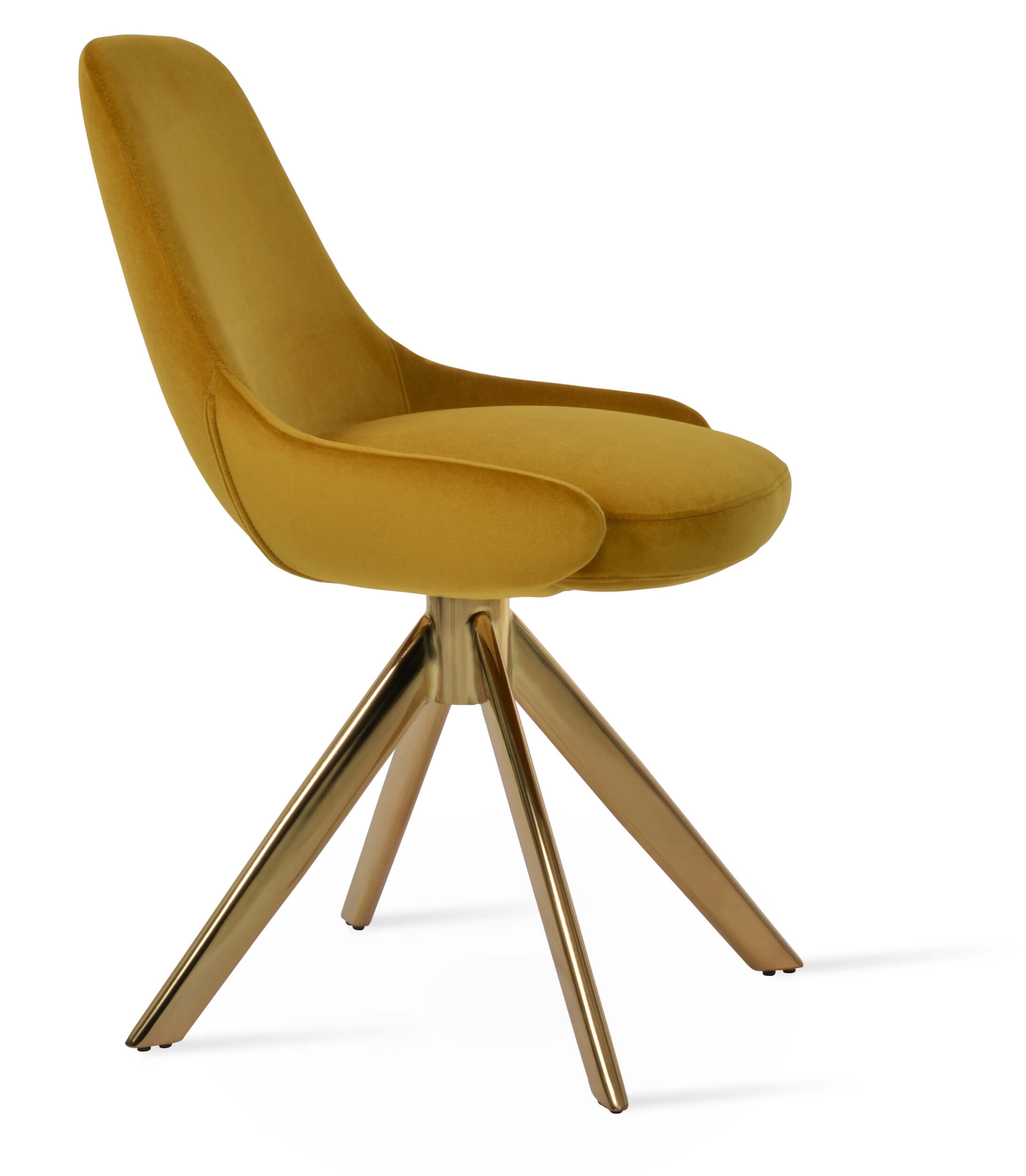 Gazel Sword Swivel Dining Chair