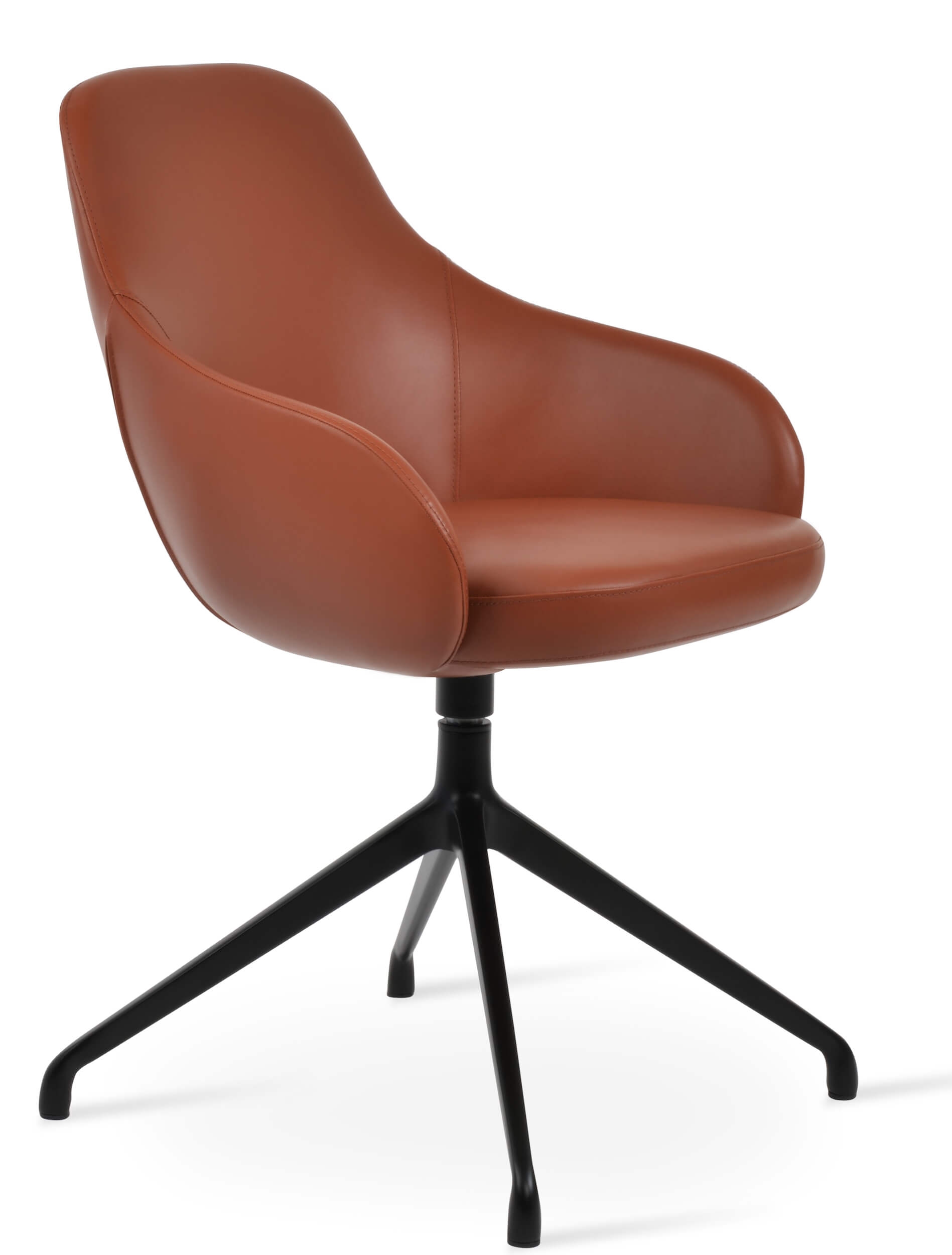 Gazel Spider Swivel Dining Arm Chair