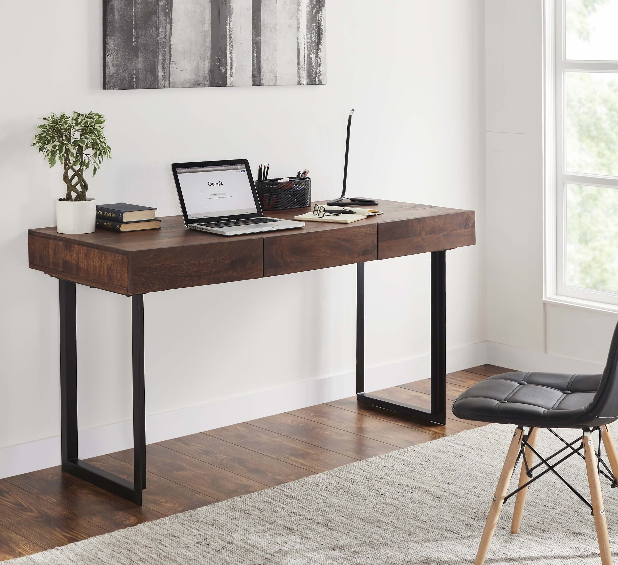 Glide 58" Office Desk w/ Storage