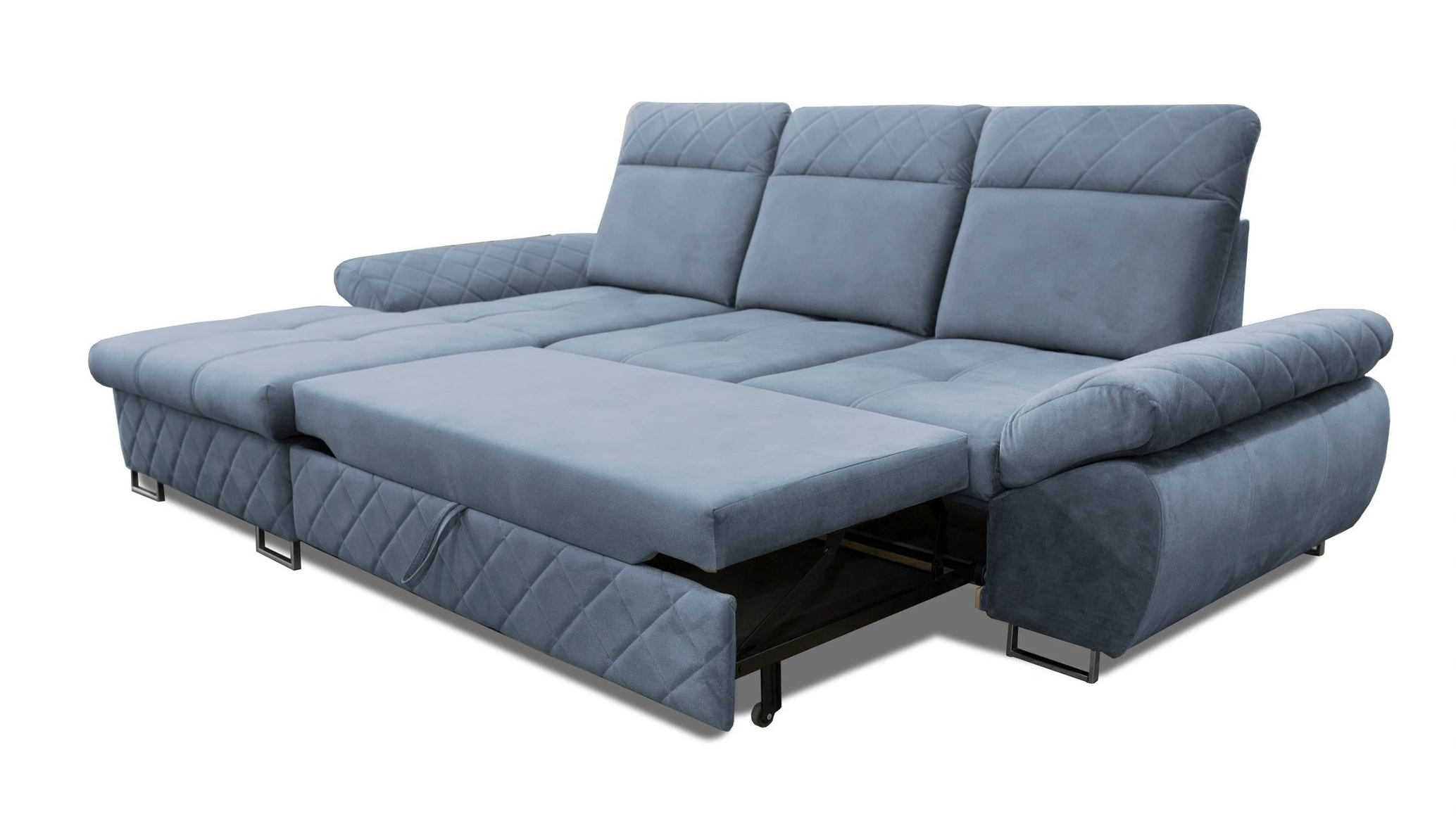 Selly Mini Fabric Convertible Storage Sectional Sofa