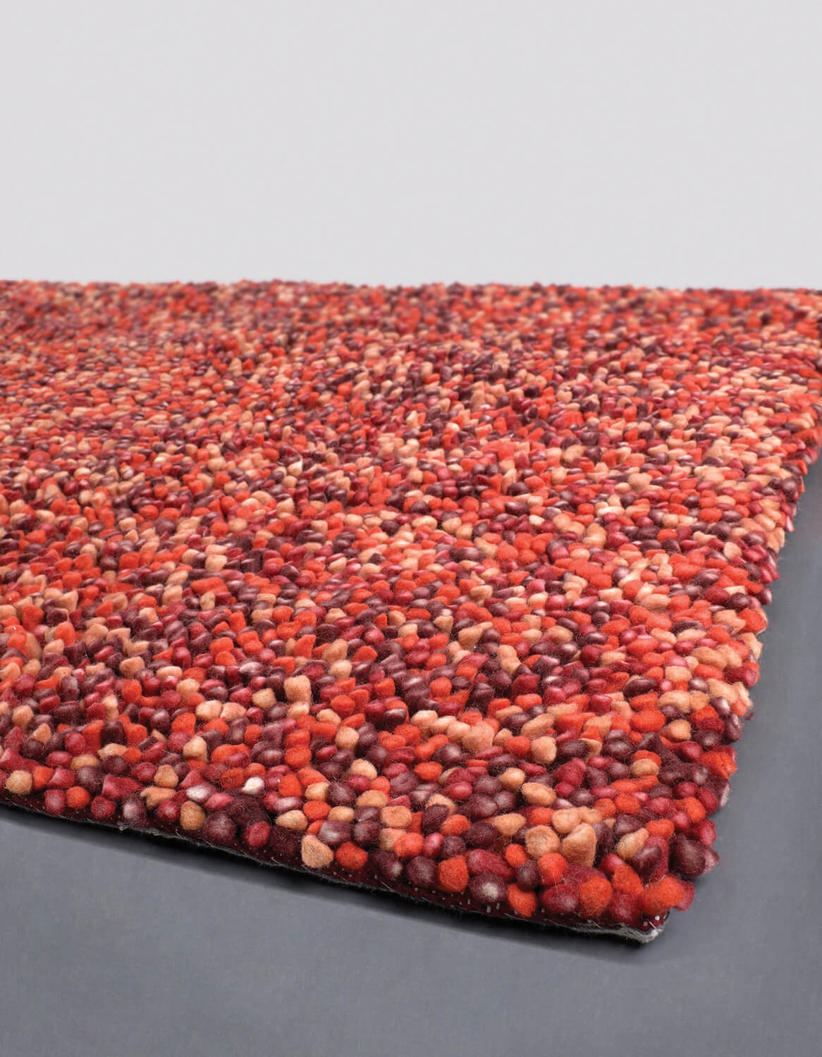 Gems Wool Rectangular Hand-woven Rug, 5' x 7'6"