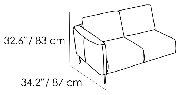 Gemma Leather Sofa