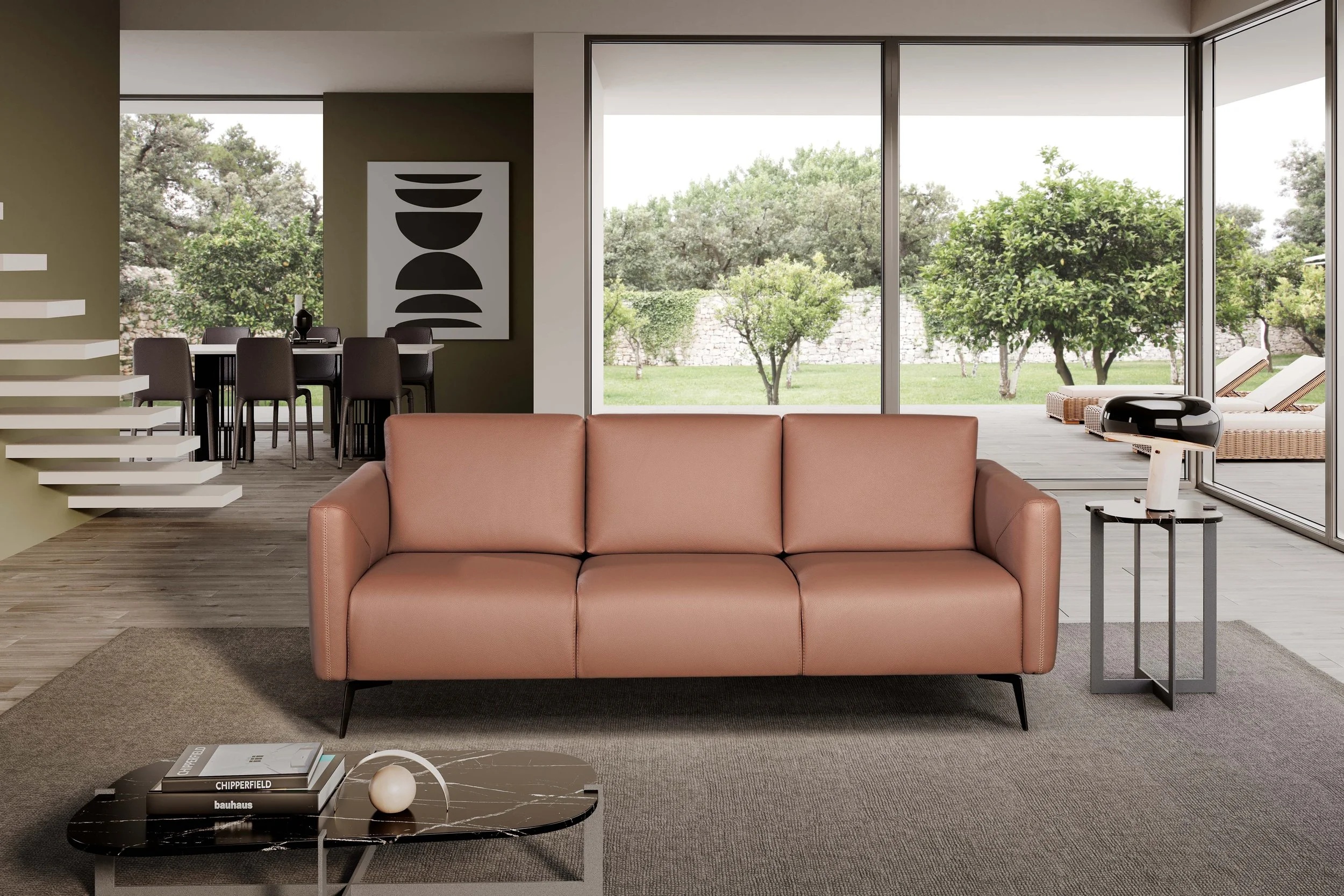 Gemma Leather Sofa