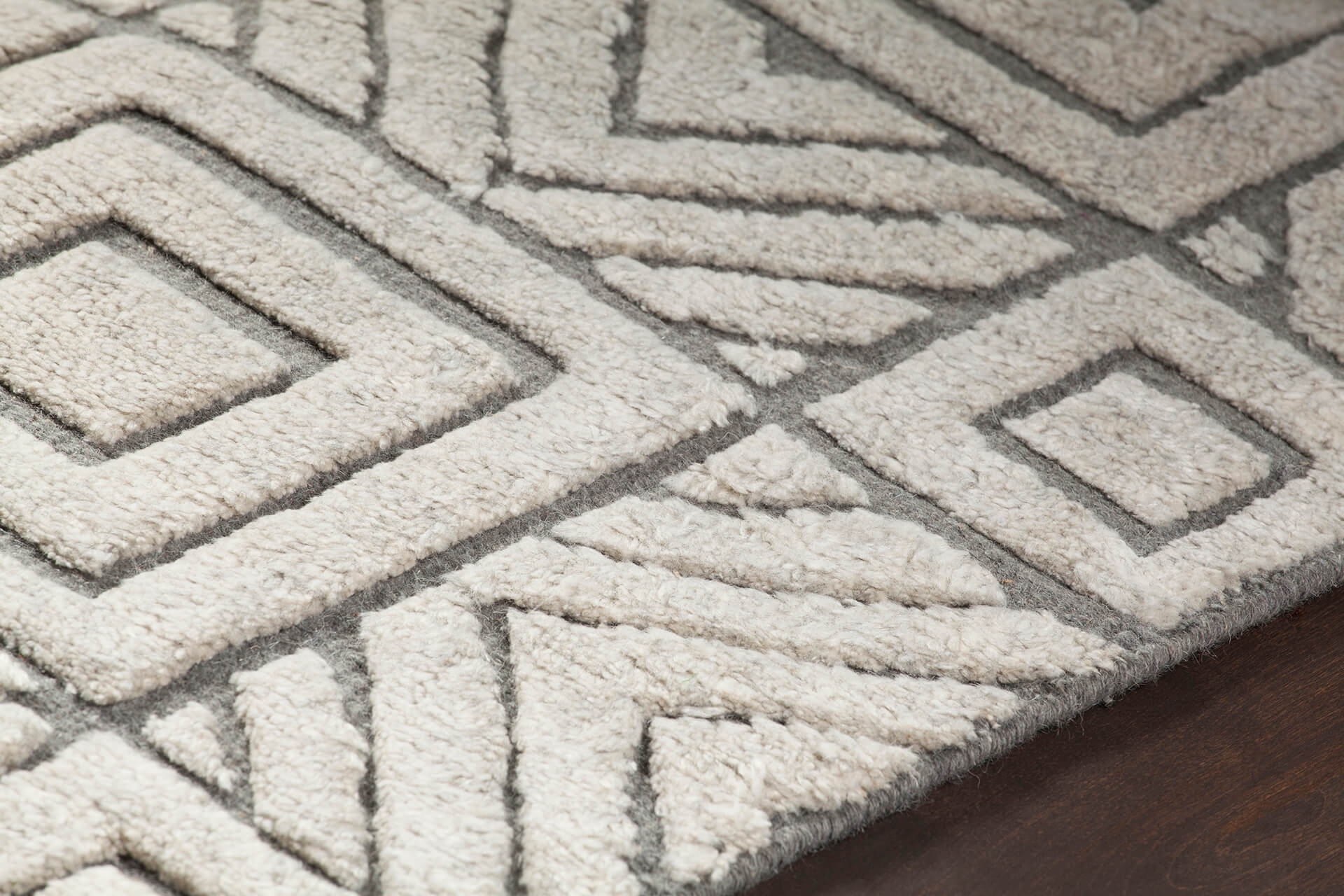 Genna Wool/Cotton Rectangular Hand-knotted Rug