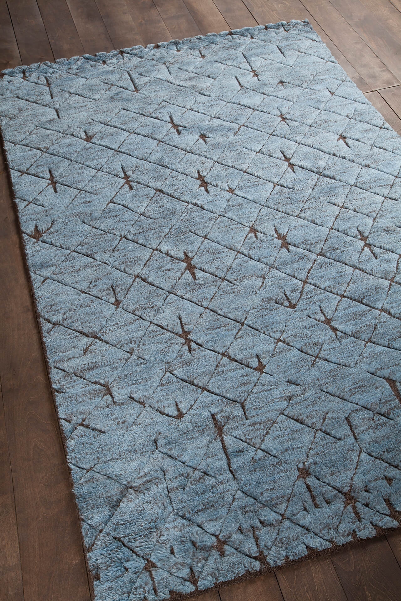 Genna Wool/Cotton Rectangular Hand-knotted Rug, 9' x 13'