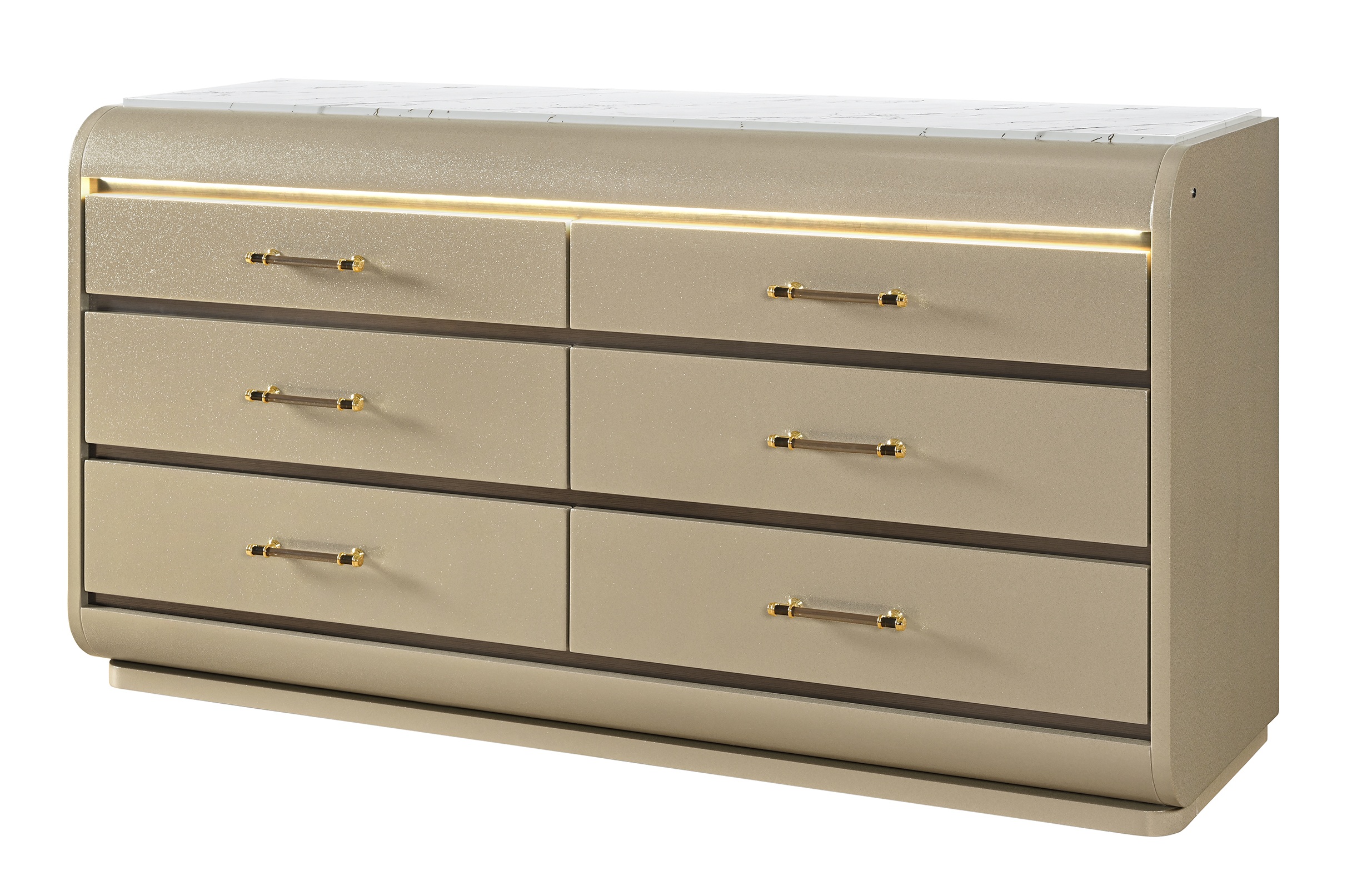 Genesis Panel Bedroom Set with LED