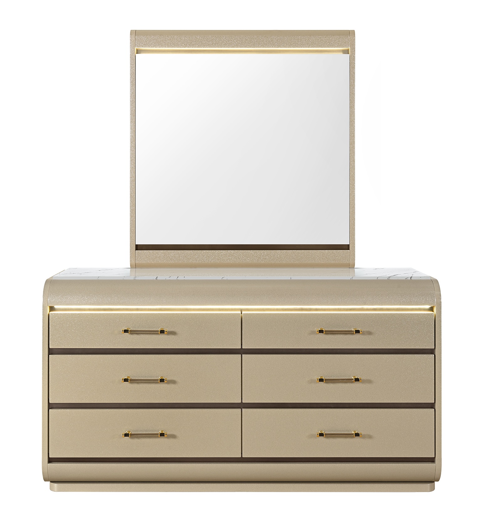 Genesis Panel Bedroom Set with LED